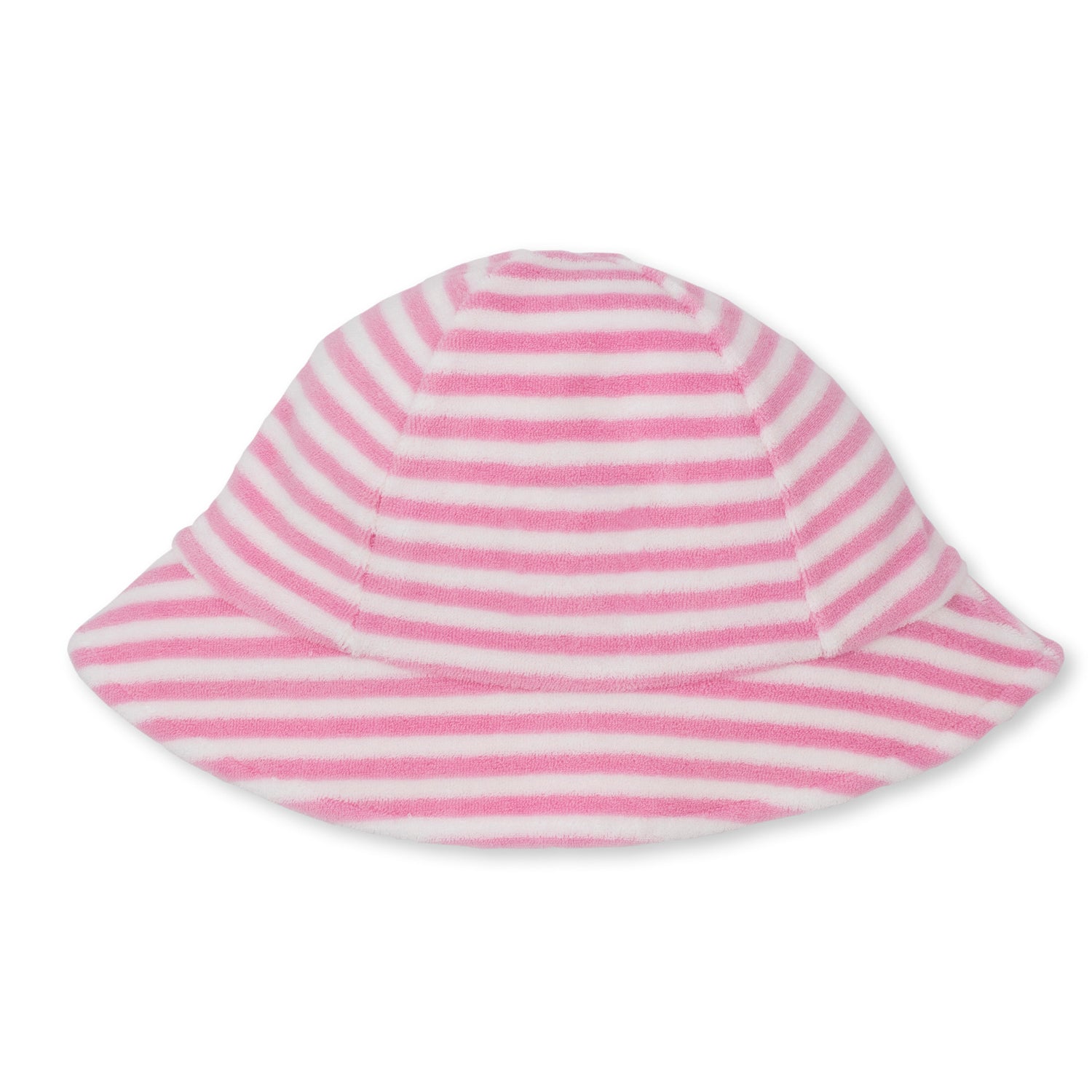Pink stripe Terry Hat
