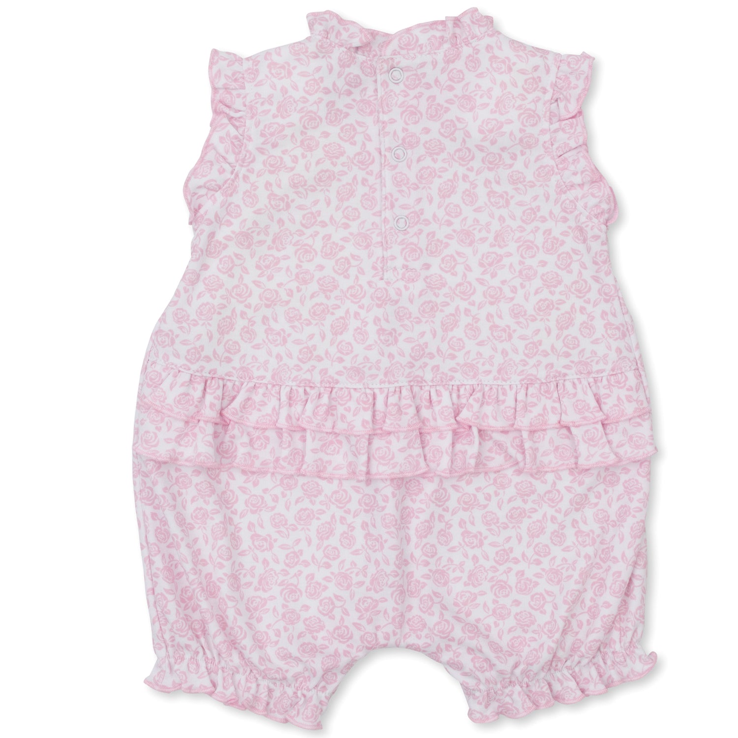 Pink Floral Playsuit