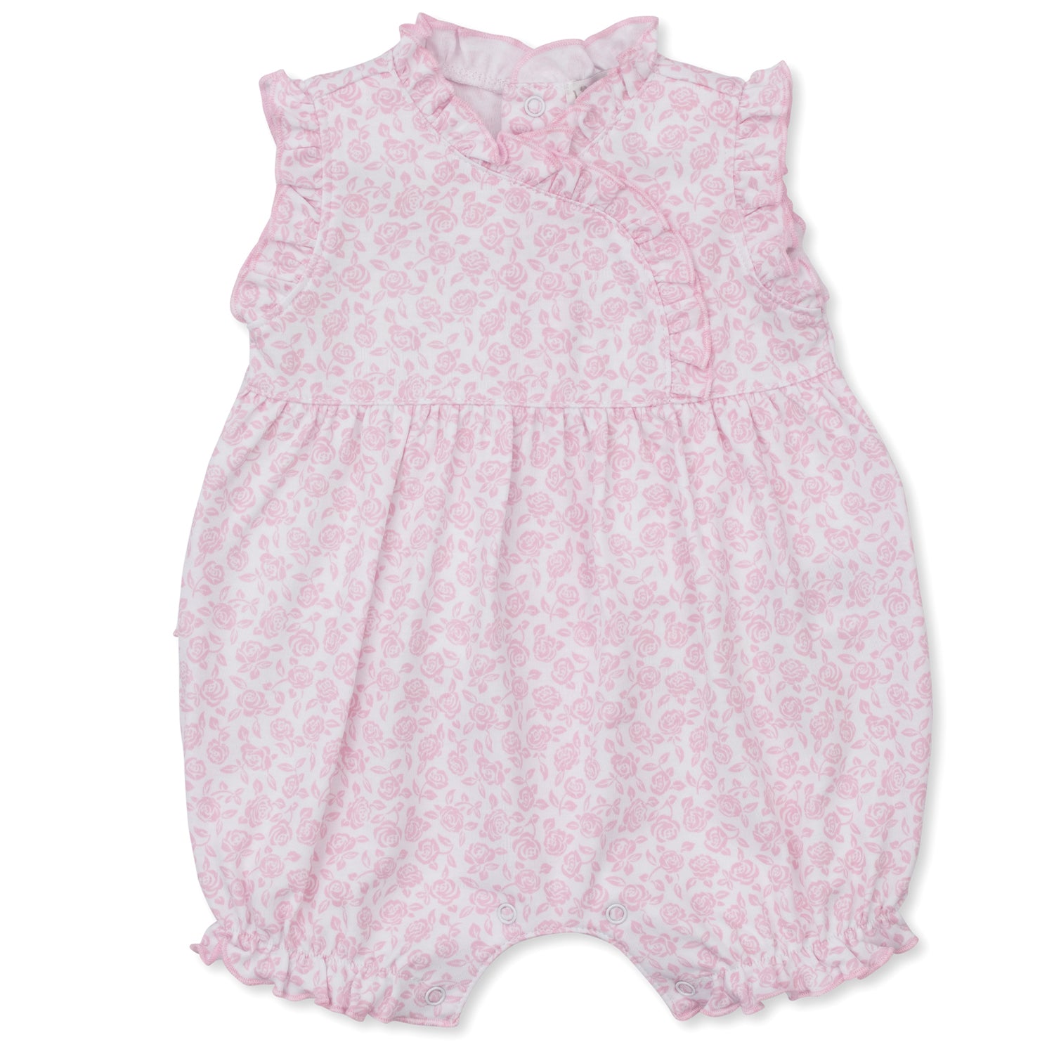 Pink Floral Playsuit