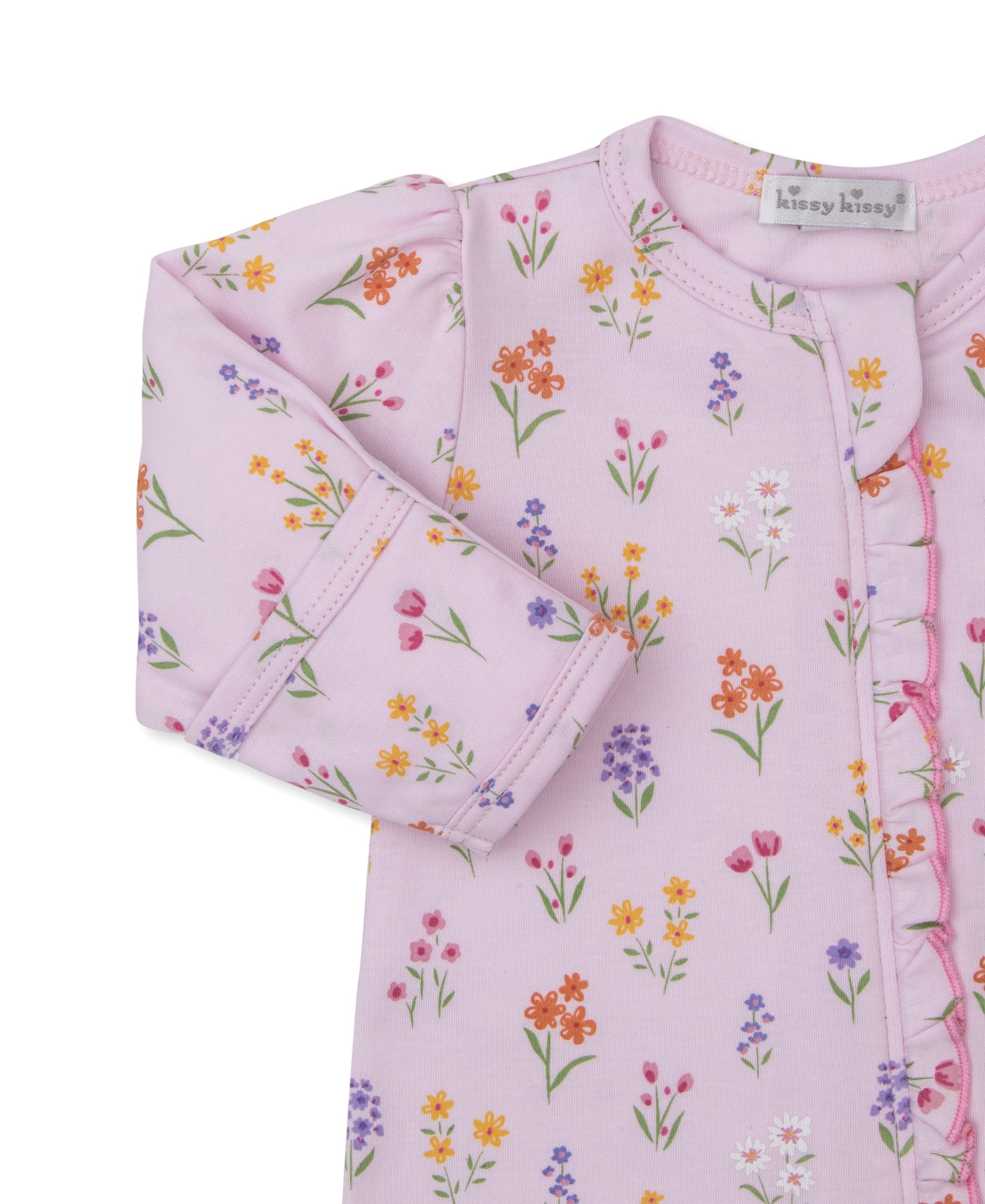 Pink Wildflower Babygrow