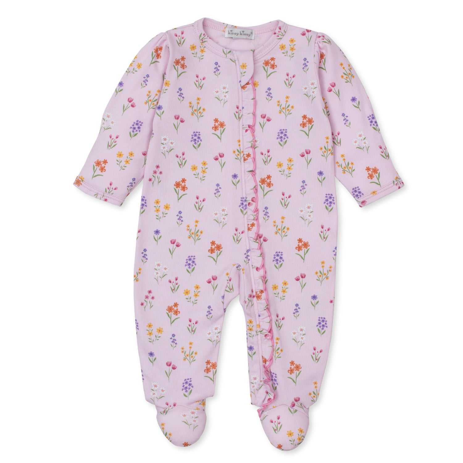 Pink Wildflower Babygrow