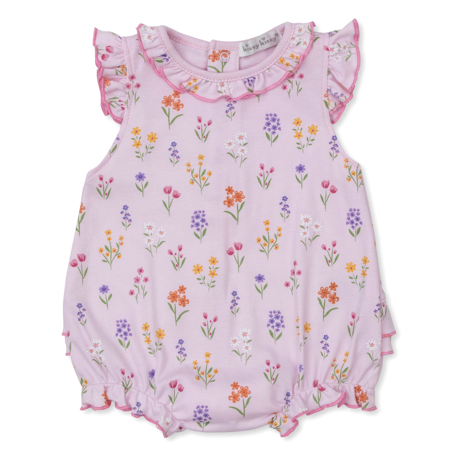 Pink Wildflower Romper