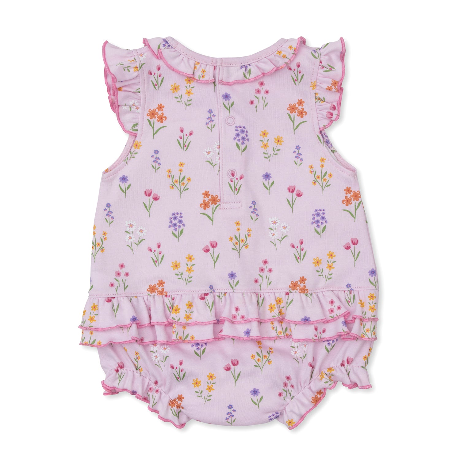 Pink Wildflower Romper