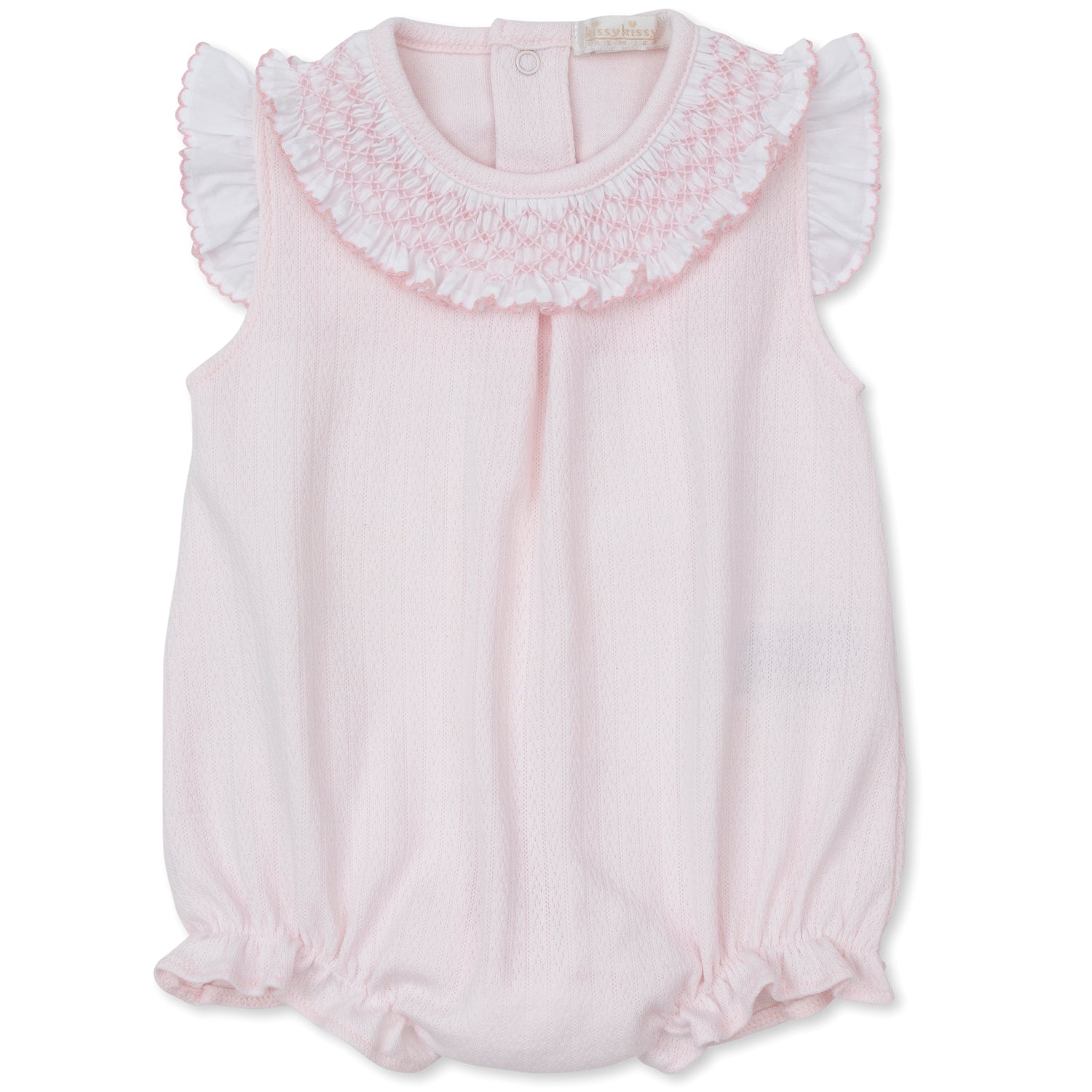 Pink Smocked Romper