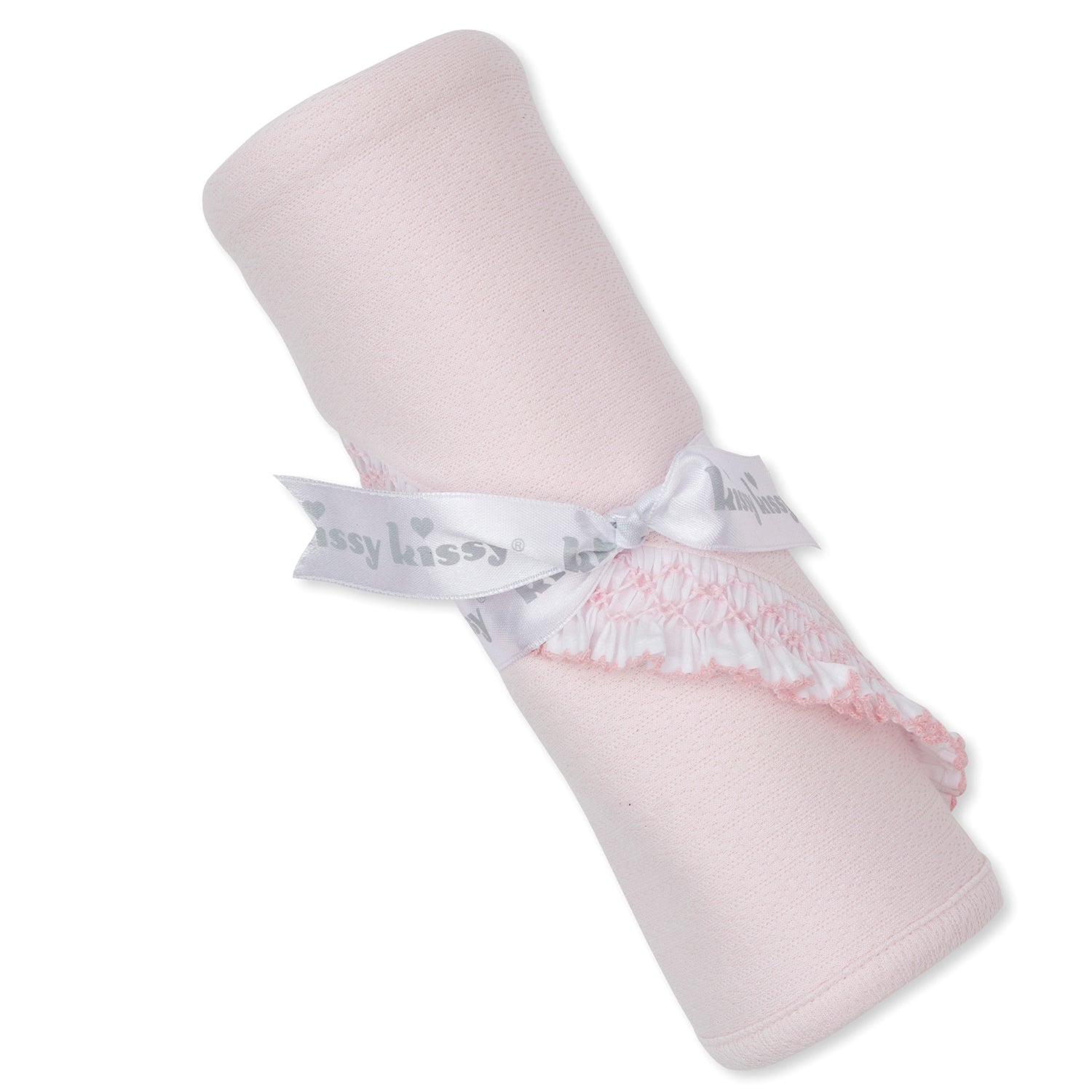 Pink Smocked Blanket