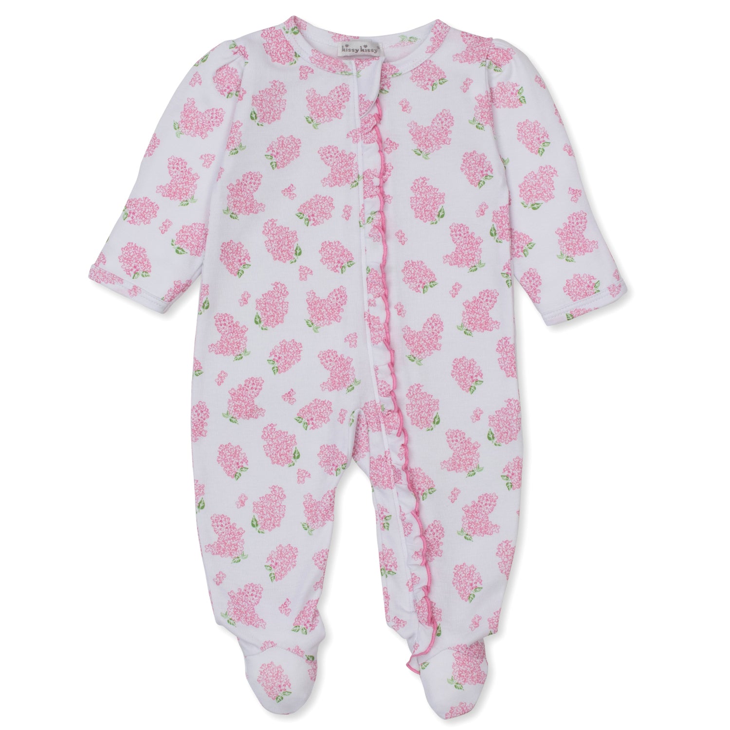 Pink Hydrangea Babygrow