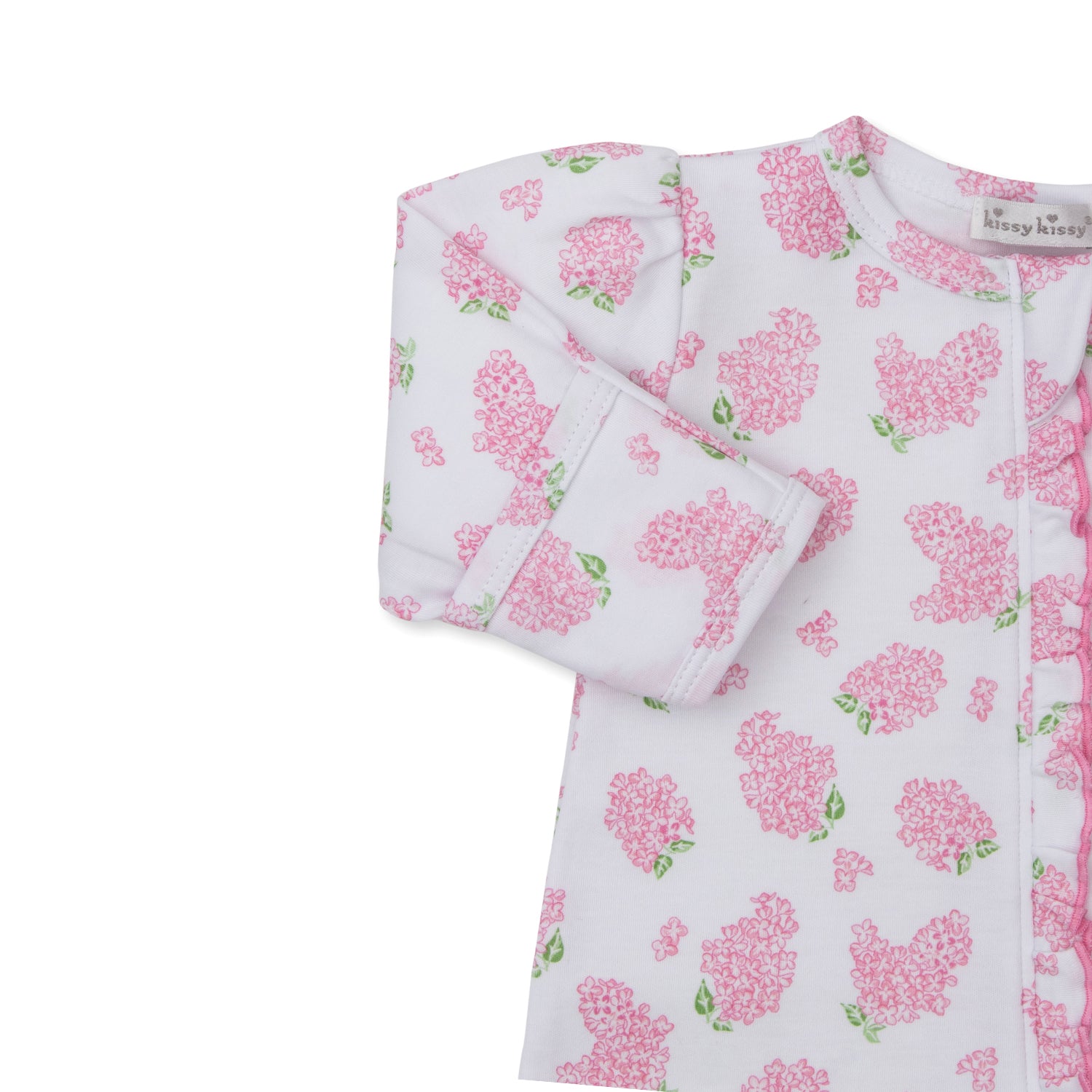 Pink Hydrangea Babygrow