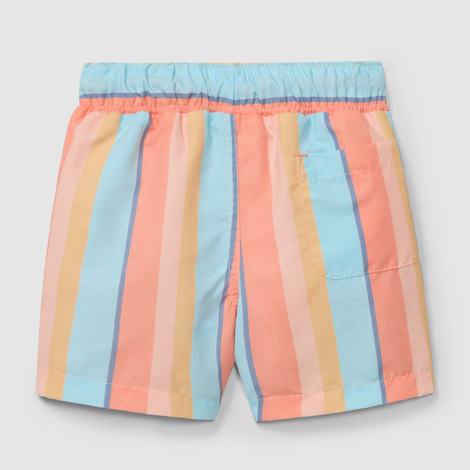 Orange Stripe Swim Shorts