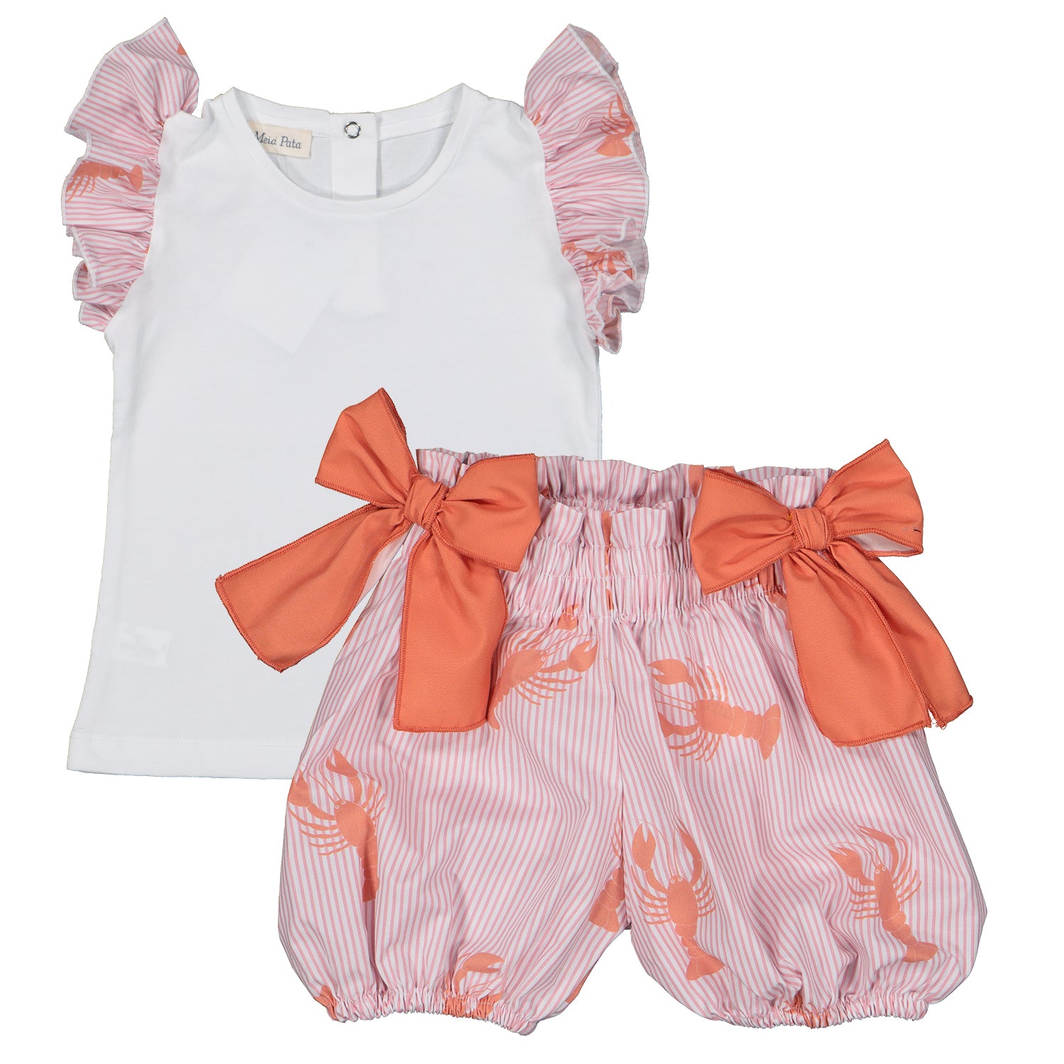 Lobster Bubble Short Set