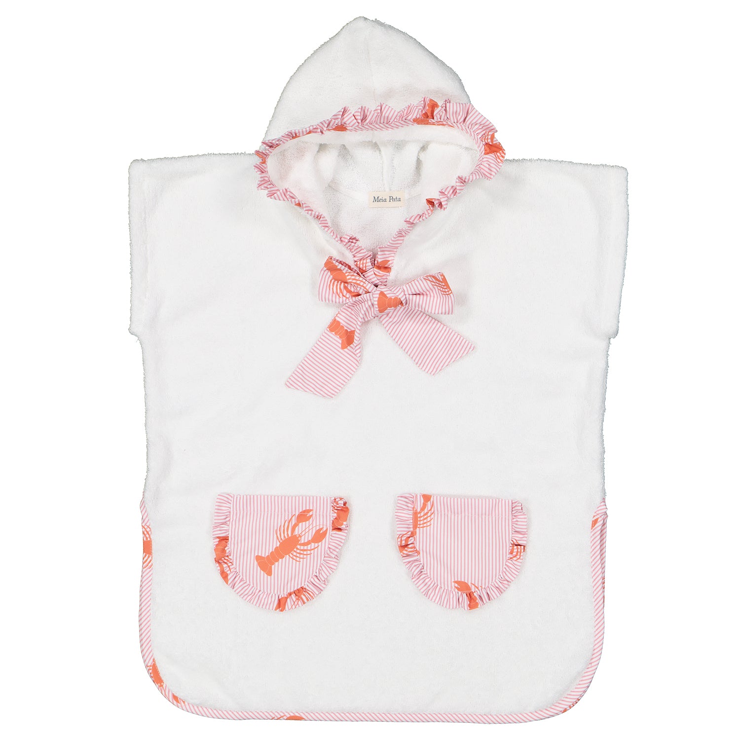 Lobster Frill Trim Poncho