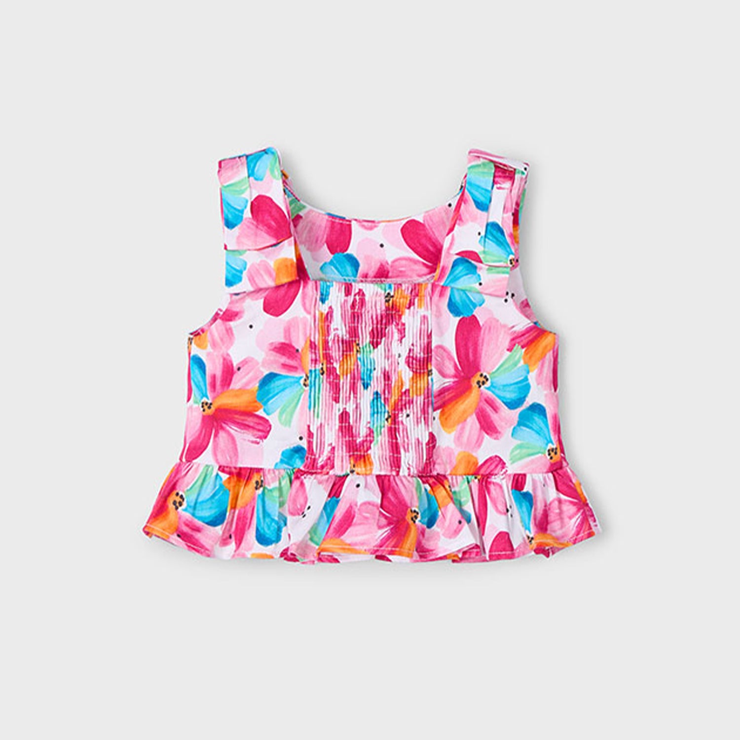 Red Floral Top & Short Set