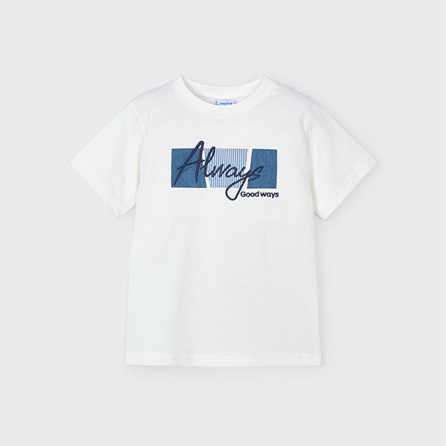 Ivory Pin Stripe T-Shirt