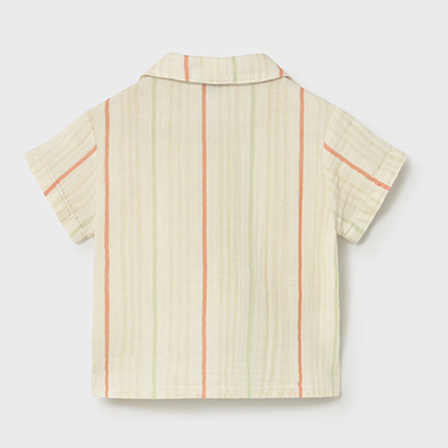 Stripe Crepe Shirt & Short Set