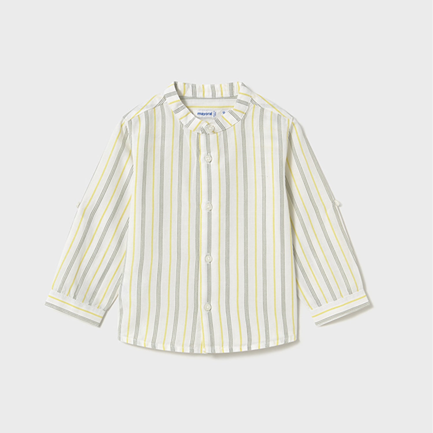 Gold Stripe Linen Shirt