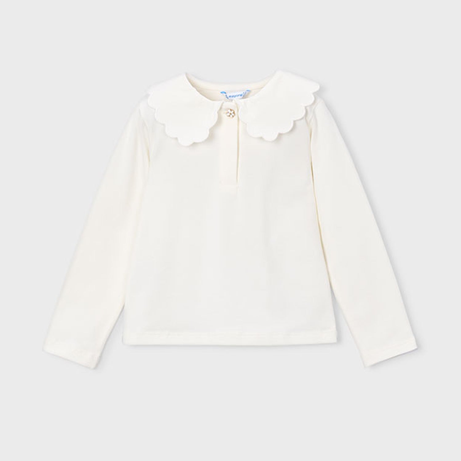 Ivory Trim Jersey Top