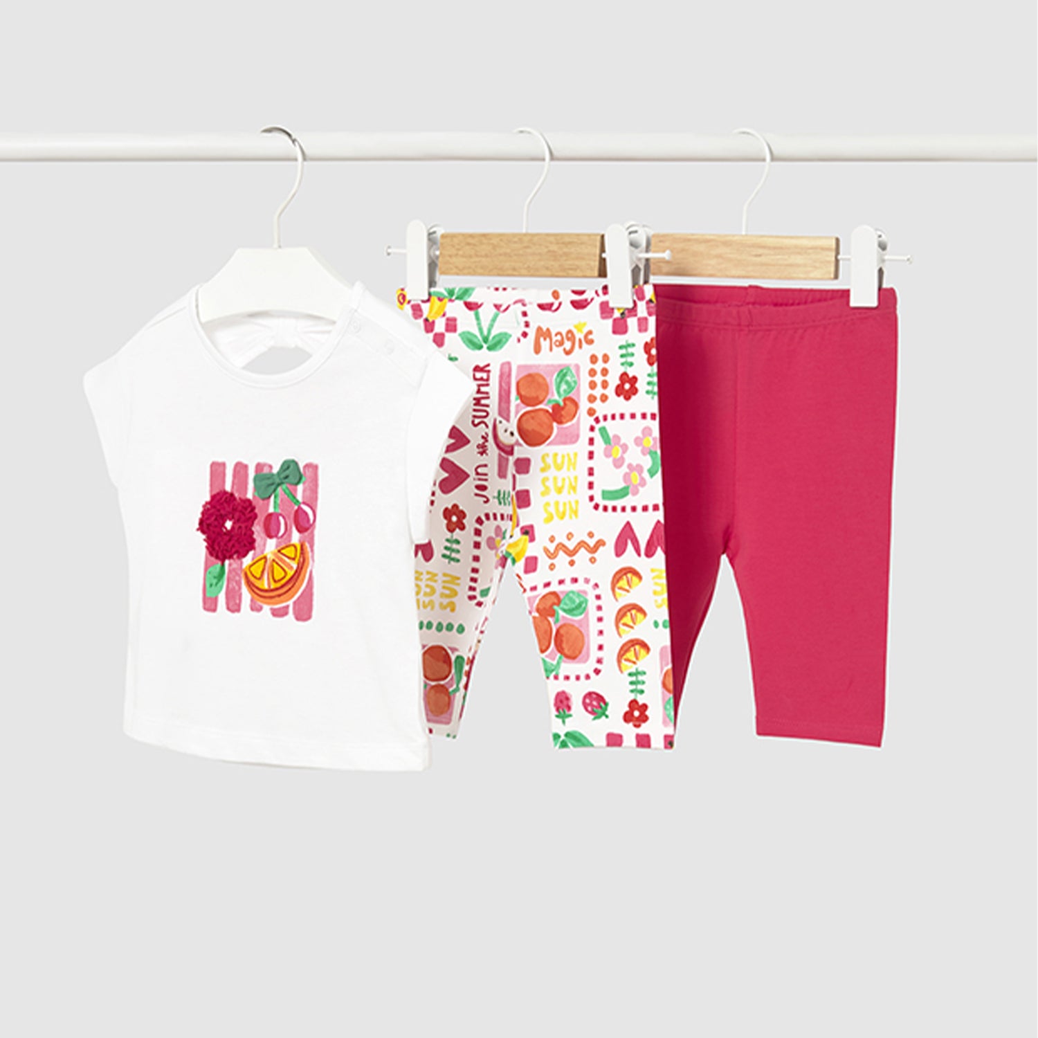 Summer 3 Piece Print Legging Set