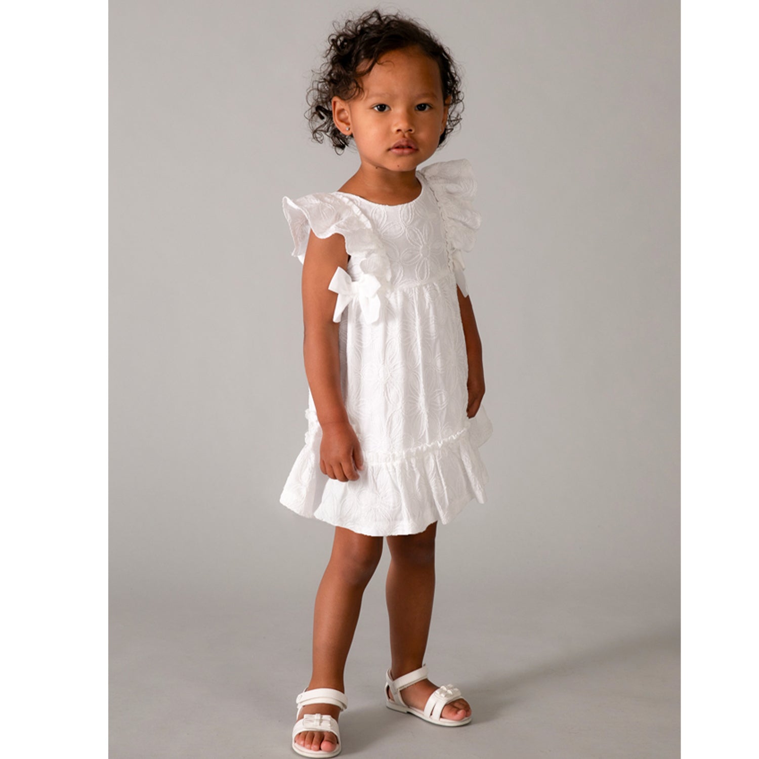 White Embroidered Dress