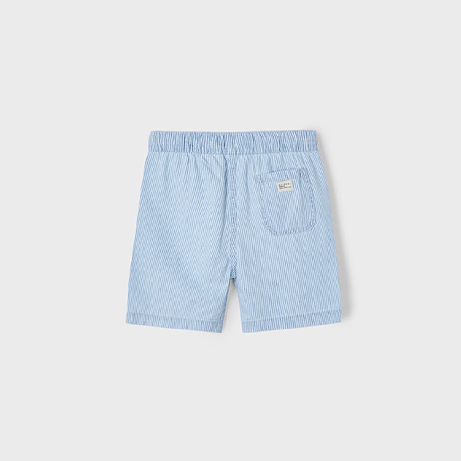 White Pin Stripe Shorts