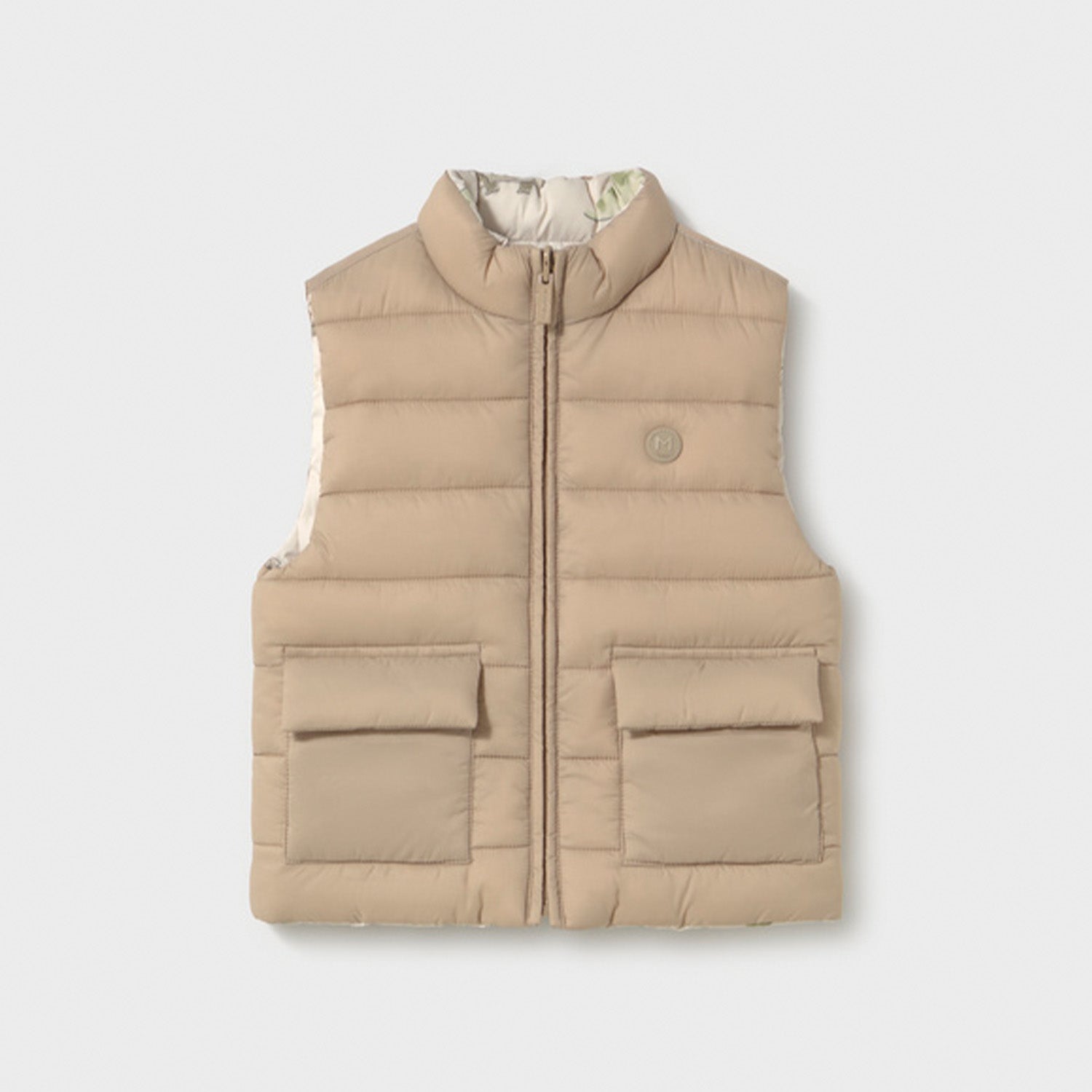 Taupe Reversible Gilet