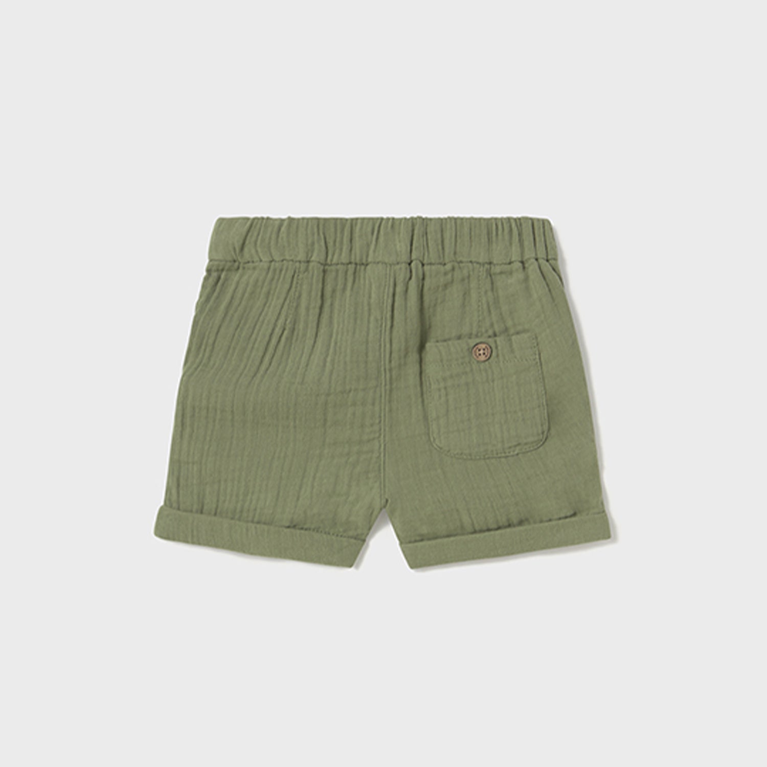 Khaki Crepe Short Set
