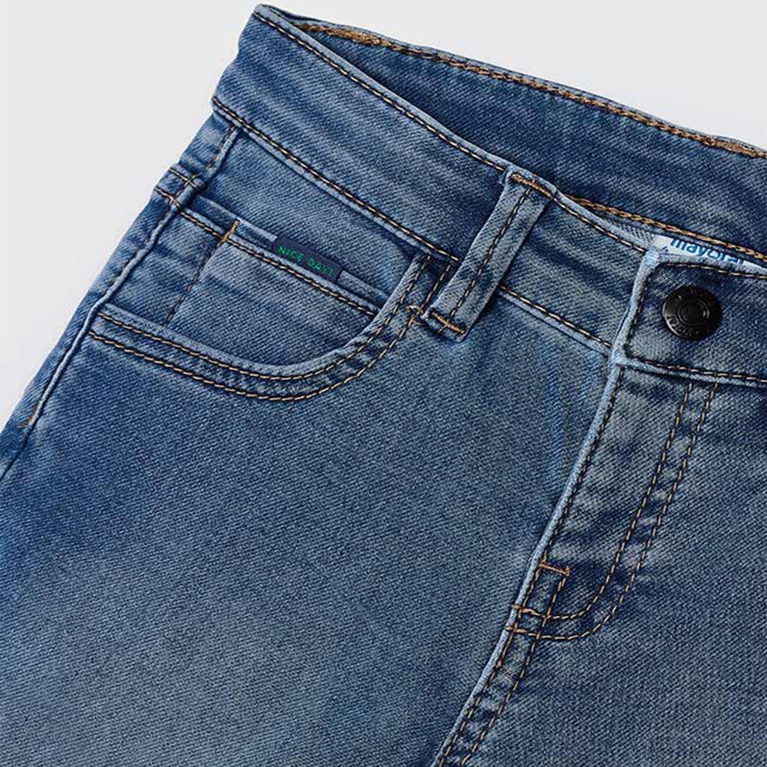 Blue Denim Shorts