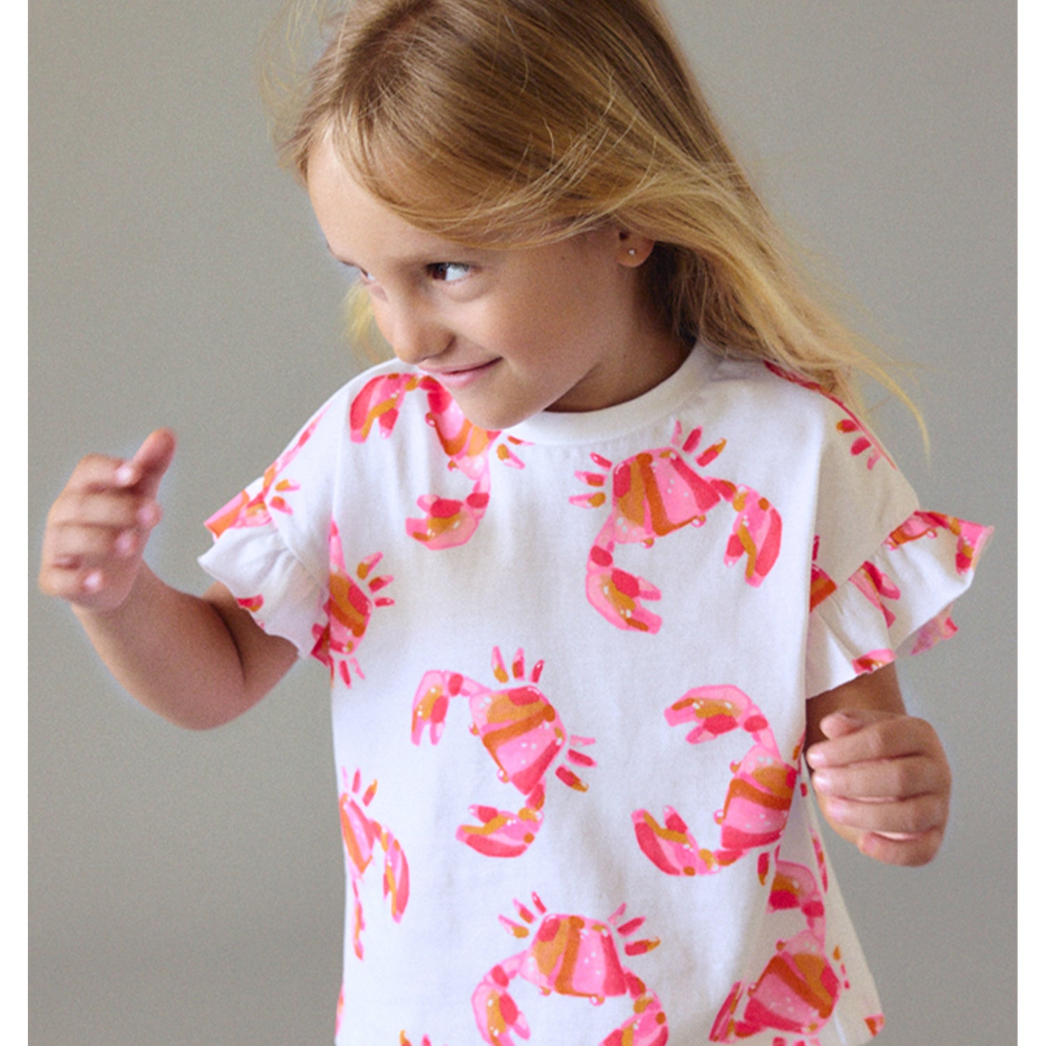 Crab Print Cycling Set