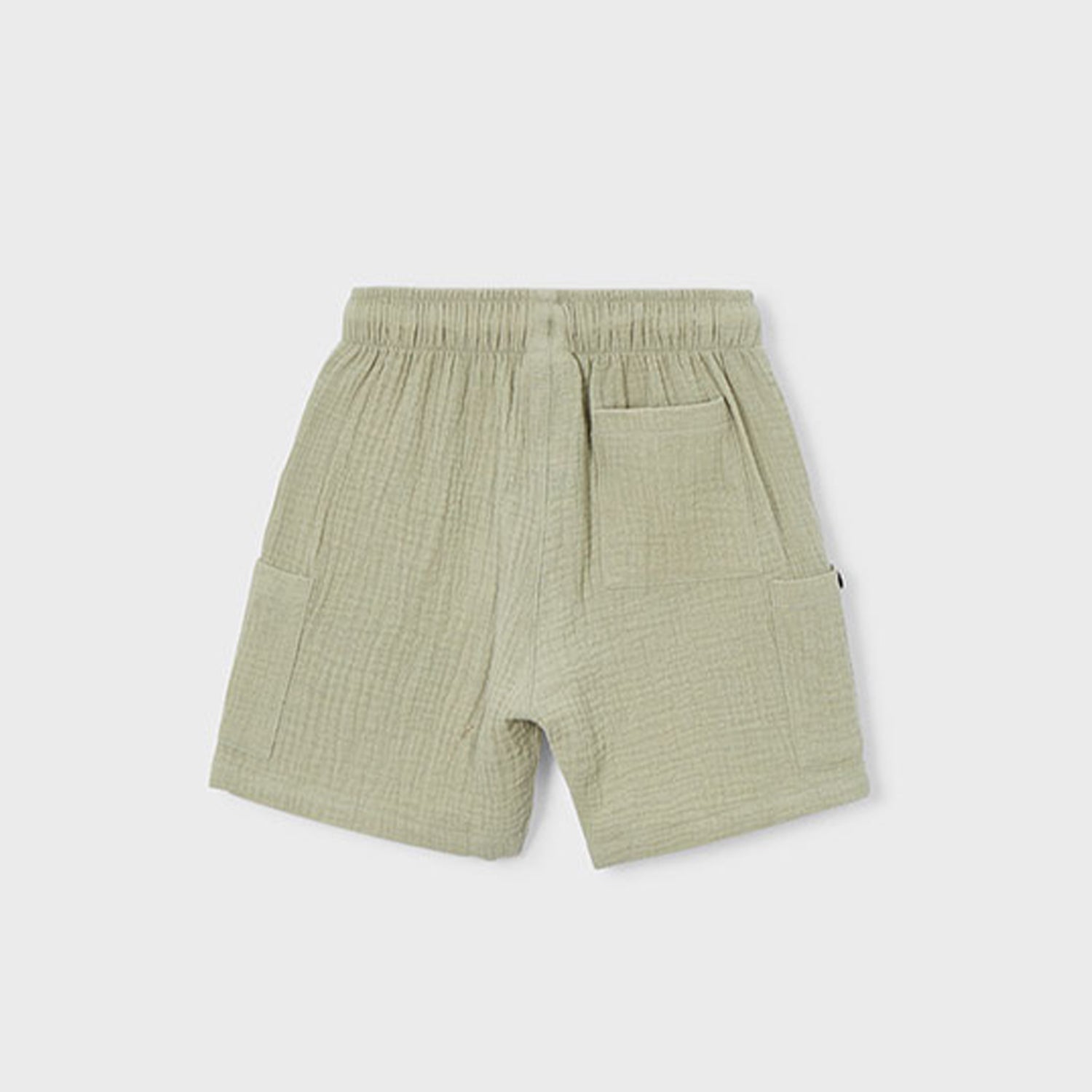 Khaki Crepe Short Set