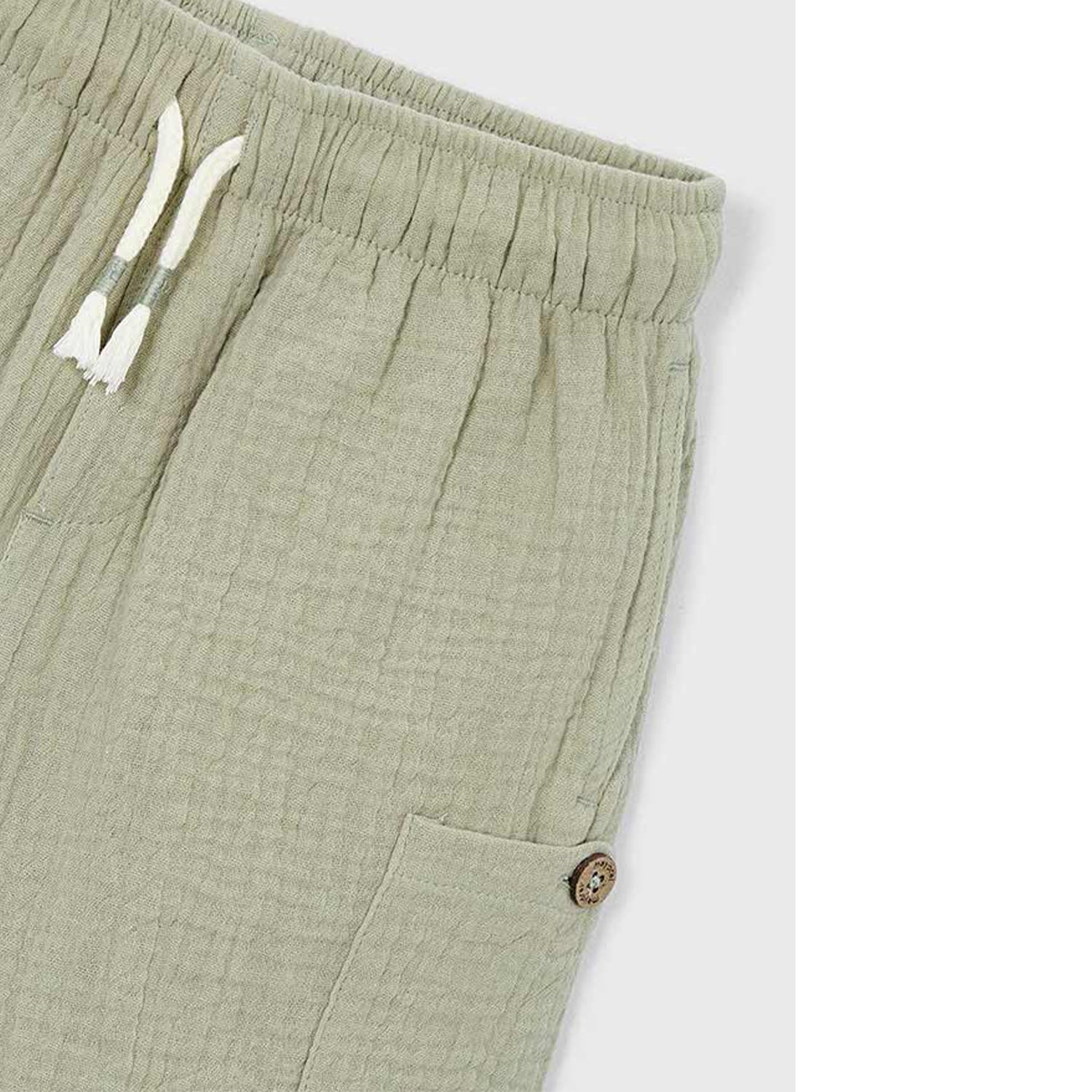 Khaki Crepe Short Set