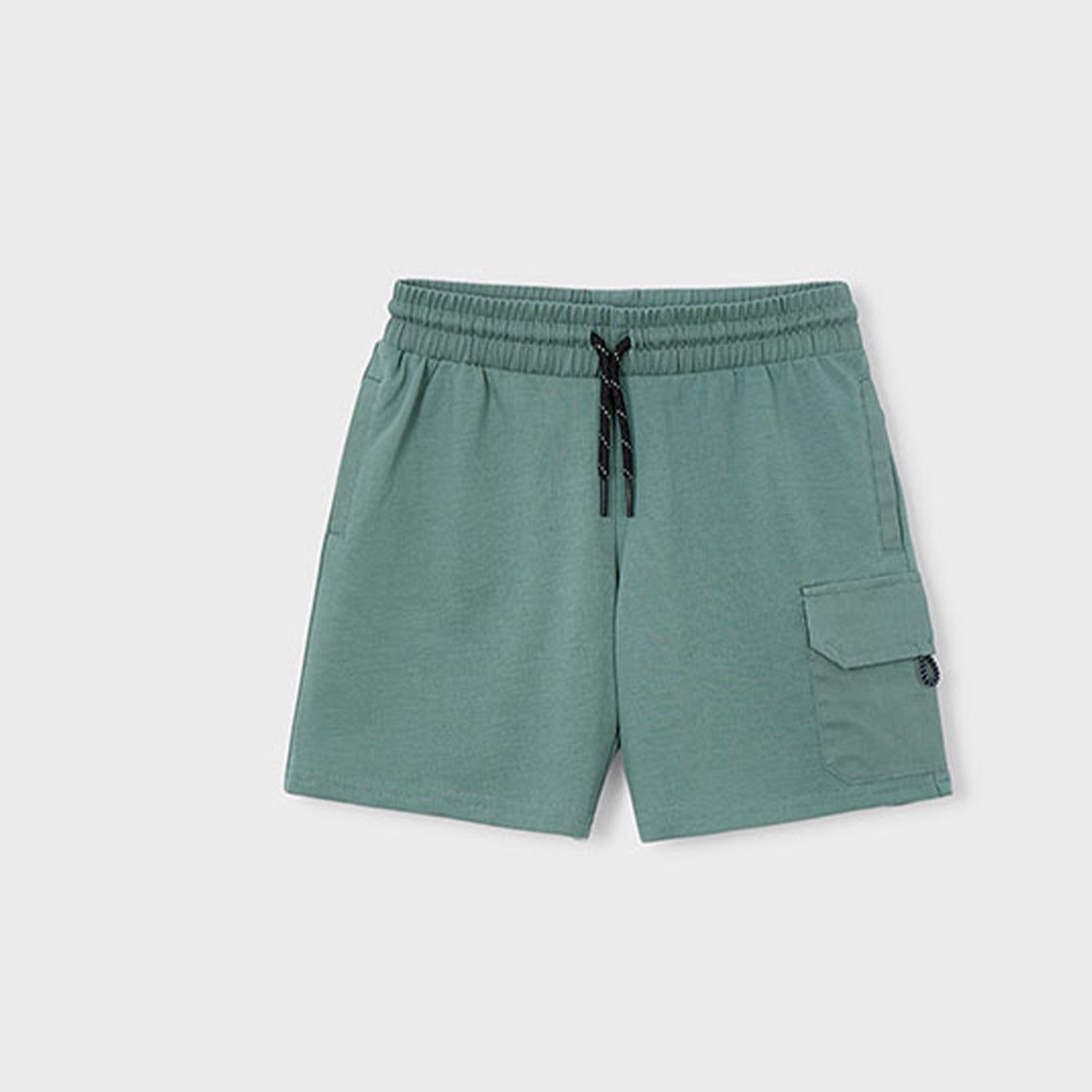 Khaki Sweat Hooded Short Set