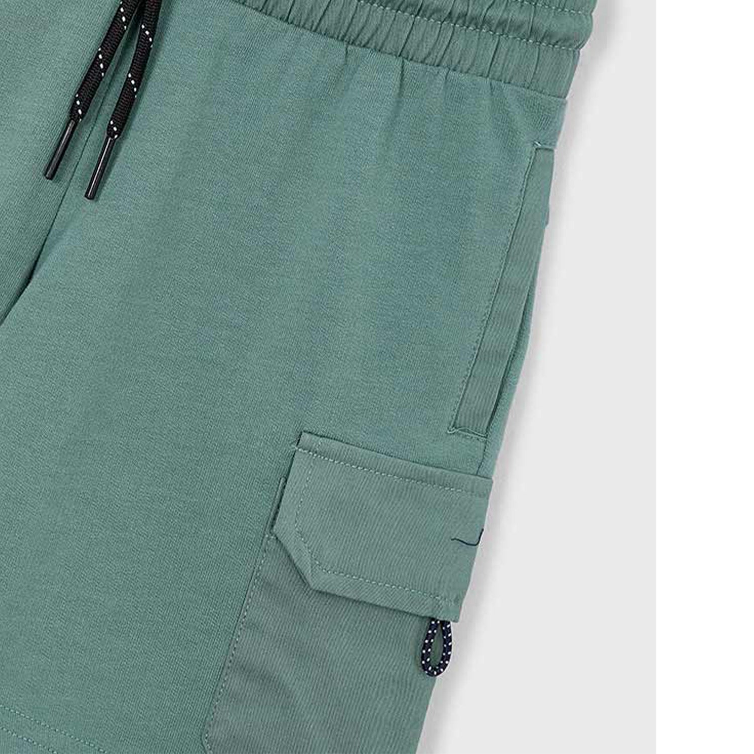 Khaki Sweat Hooded Short Set