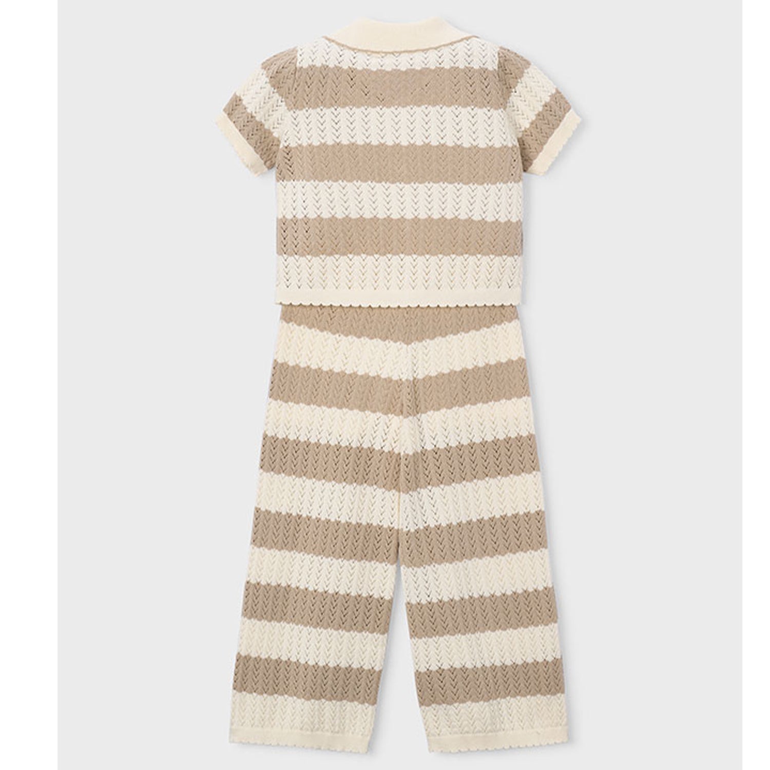 Sand Knit Trouser Set