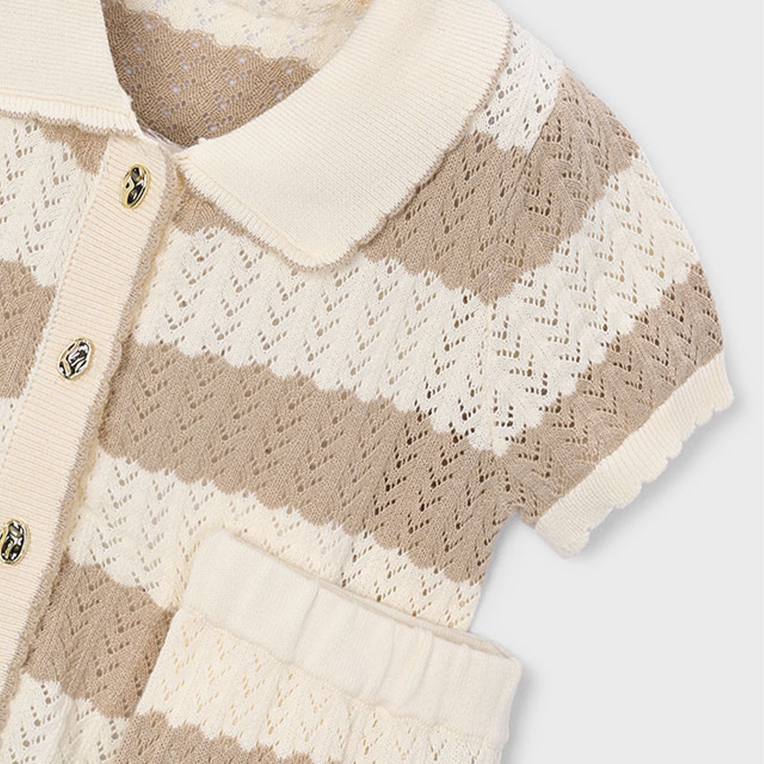 Sand Knit Trouser Set