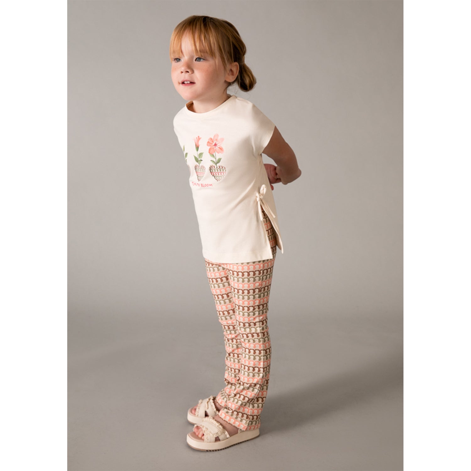 Tangerine Flared Trouser Set