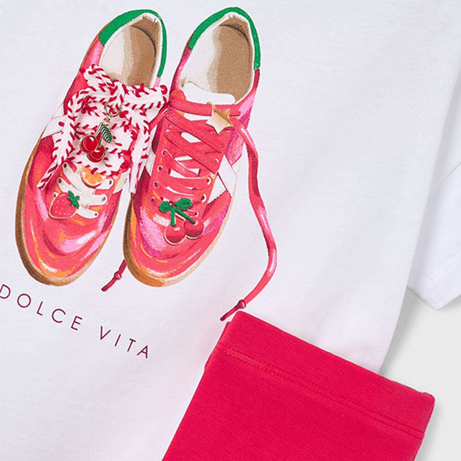 Red Trainer Cycling Set