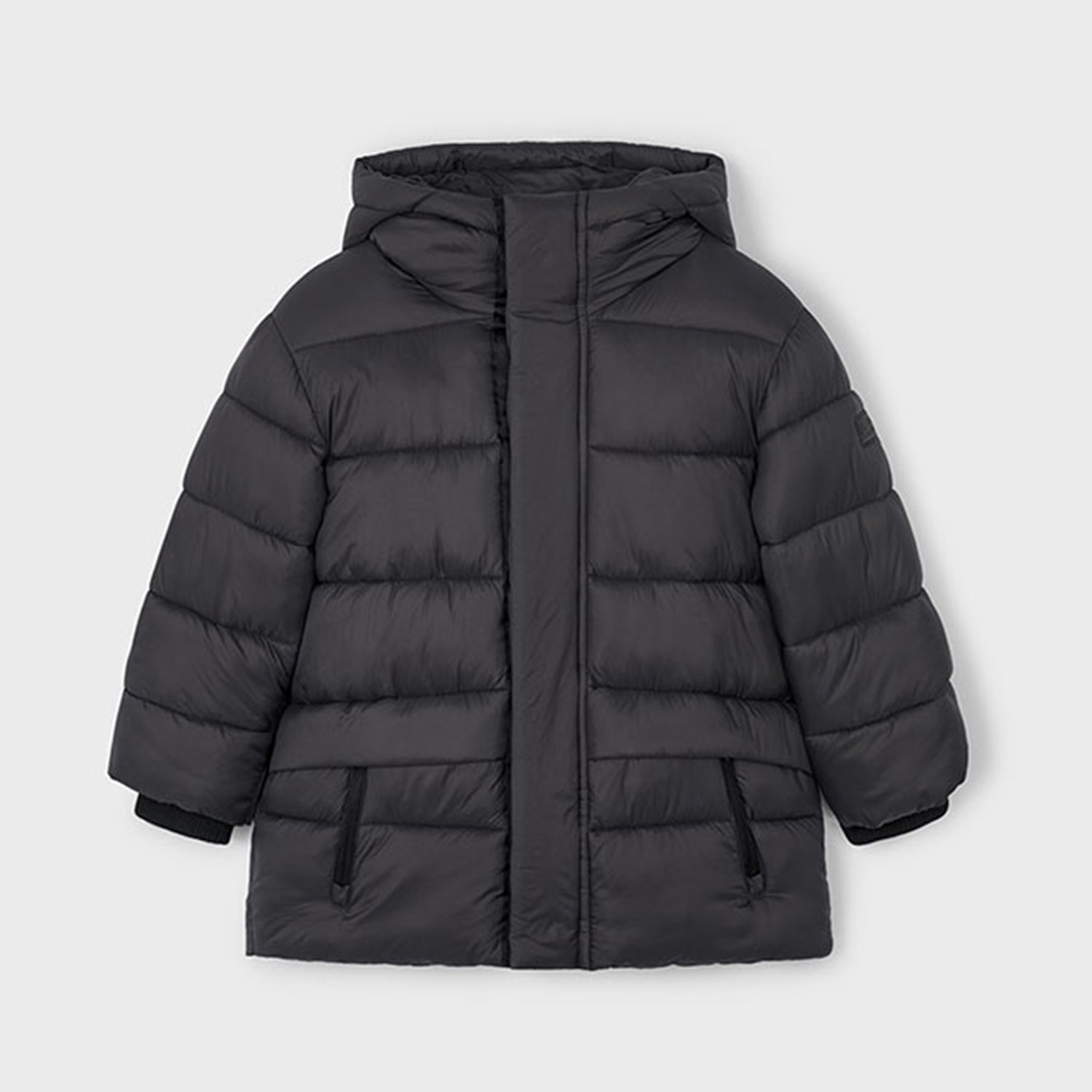 Black Long Puffer Coat