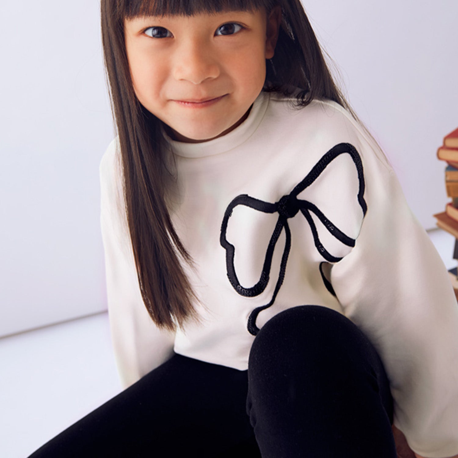 Black Bow Legging Set