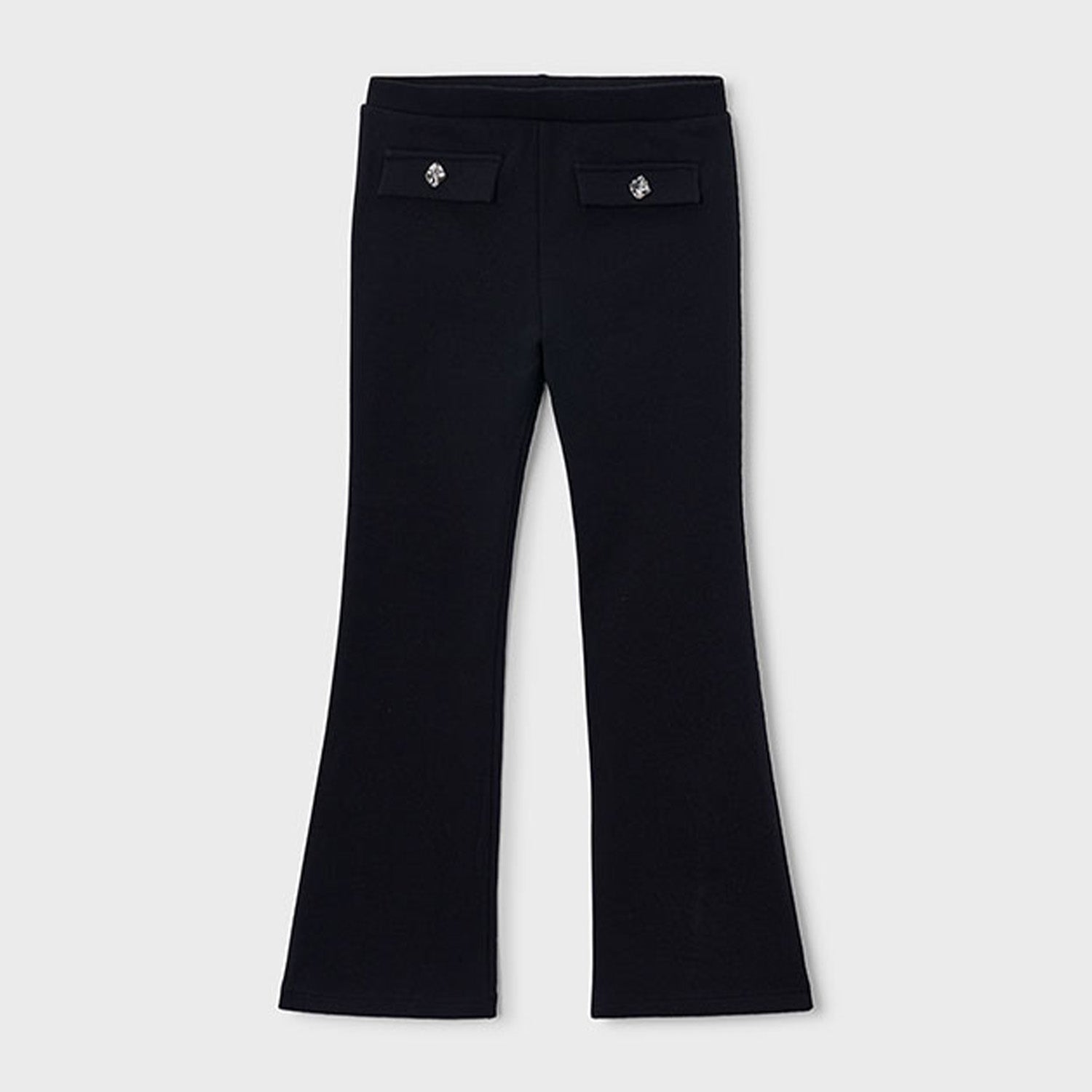Black Fleece Flare Leggings