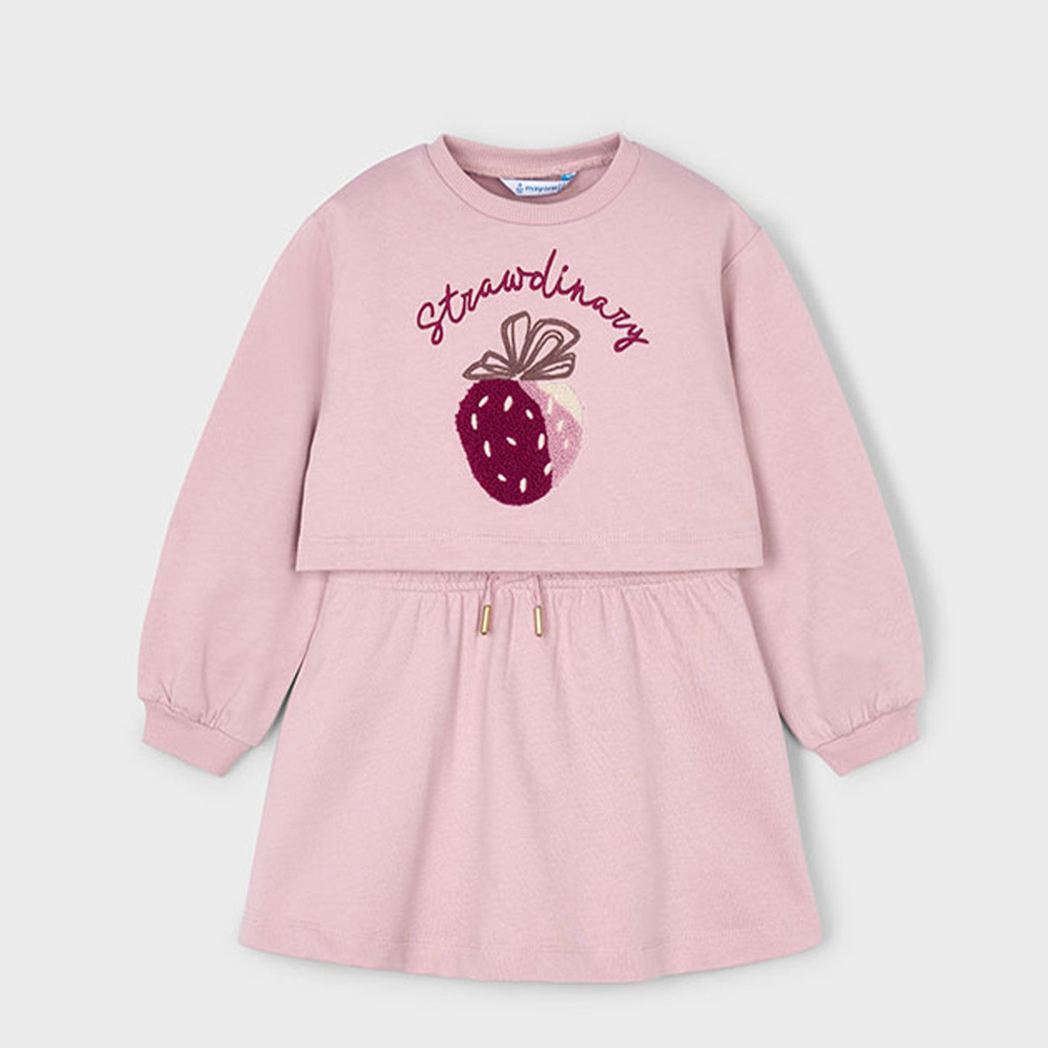 Strawberry 2 Piece Sweat Dress