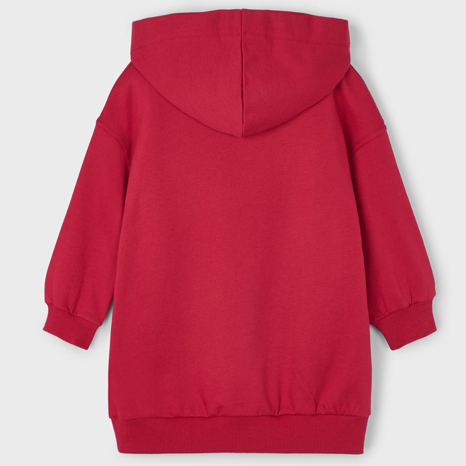 Red Girl Hooded Tunic Fleece