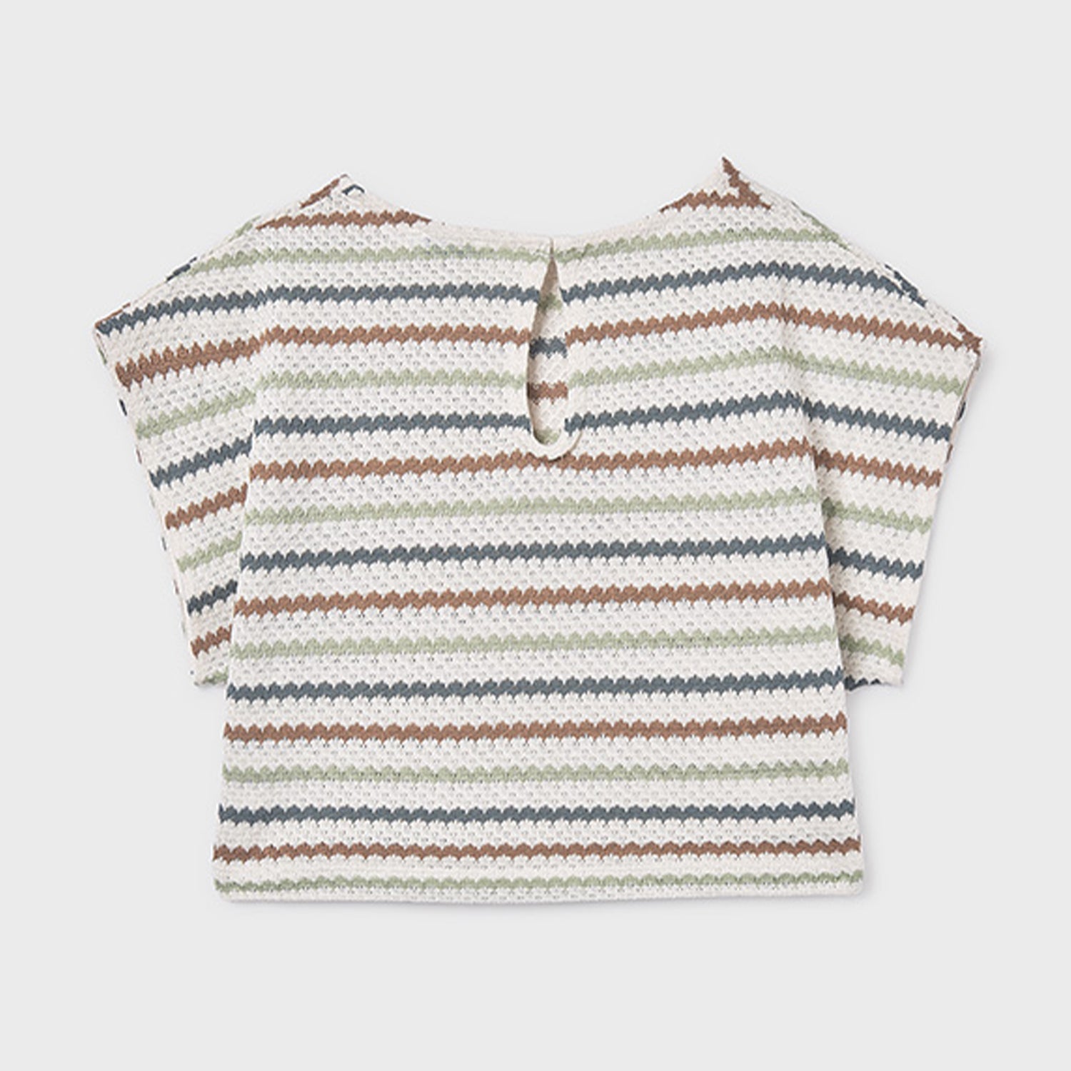 Stripe Crochet Trouser Set