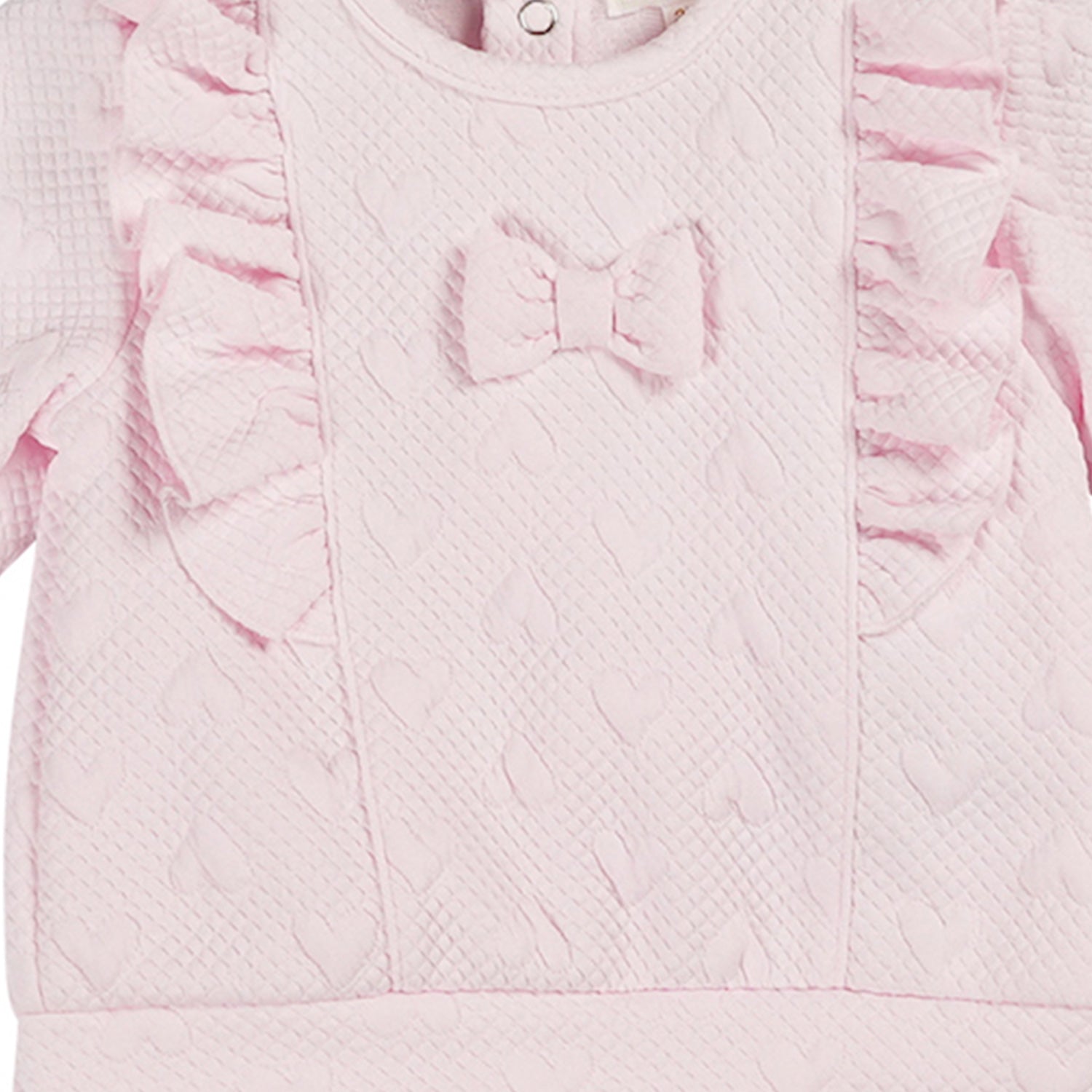 Pink Quilted Heart Jog Set