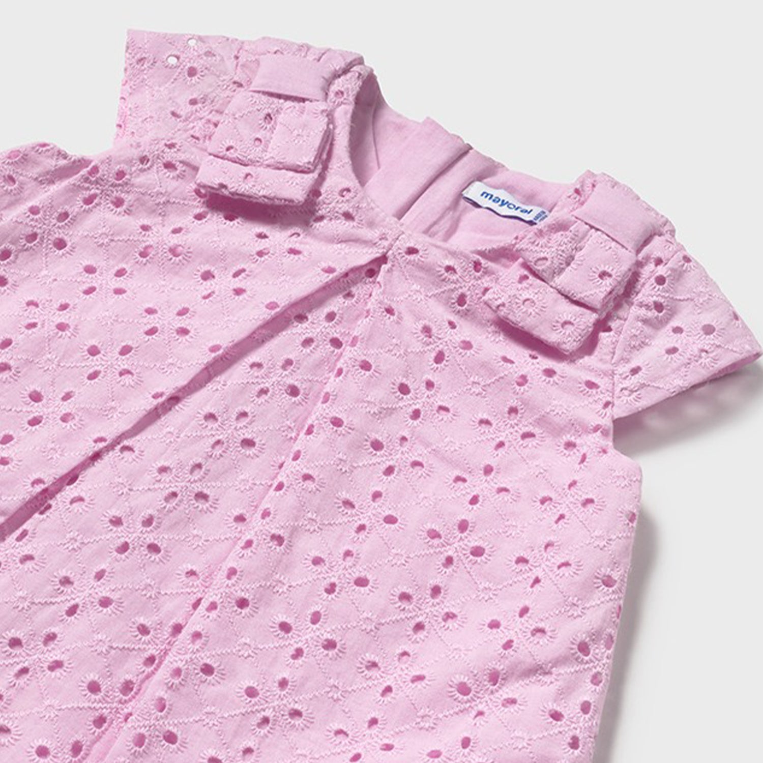 Pink Broderie Anglaise Dress