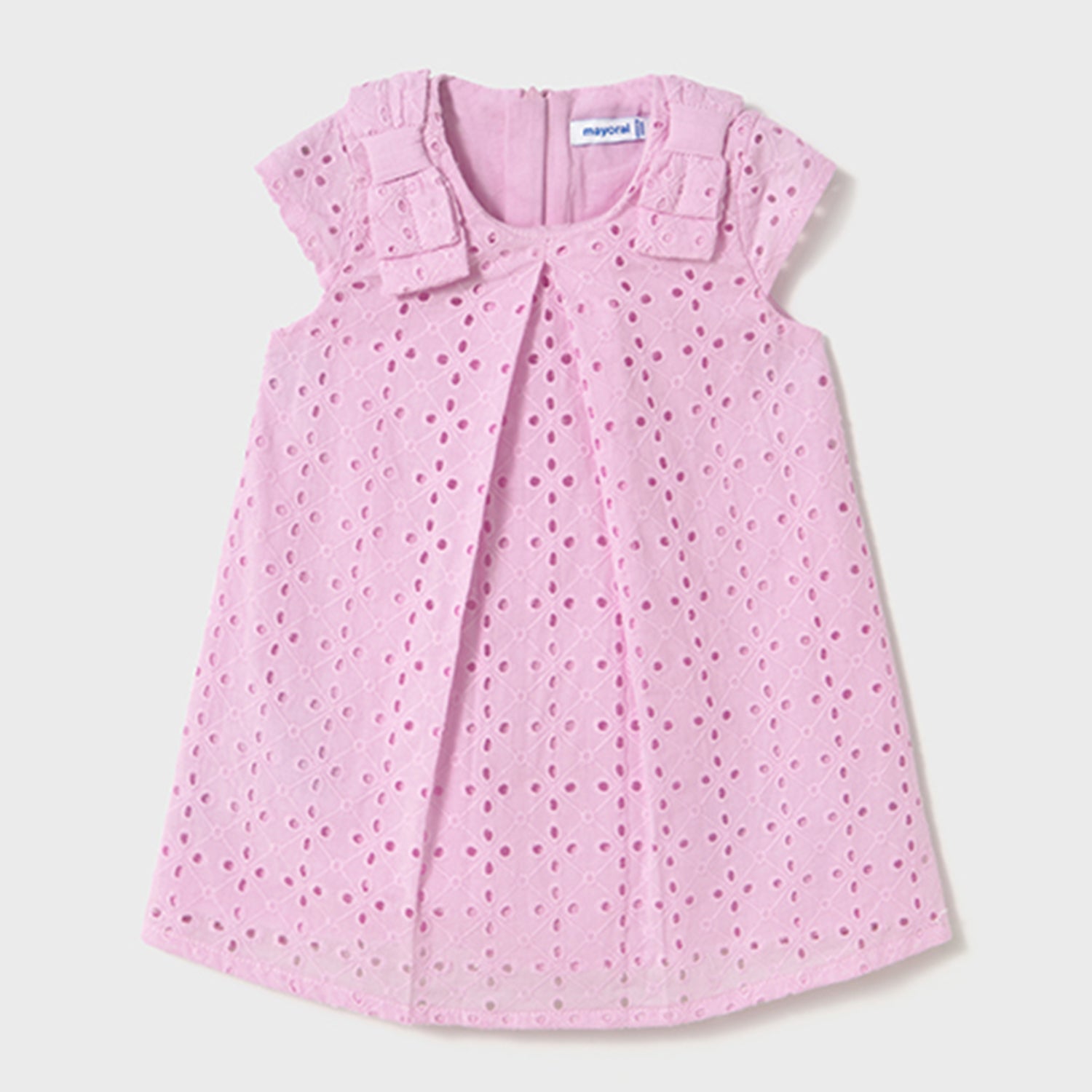 Pink Broderie Anglaise Dress