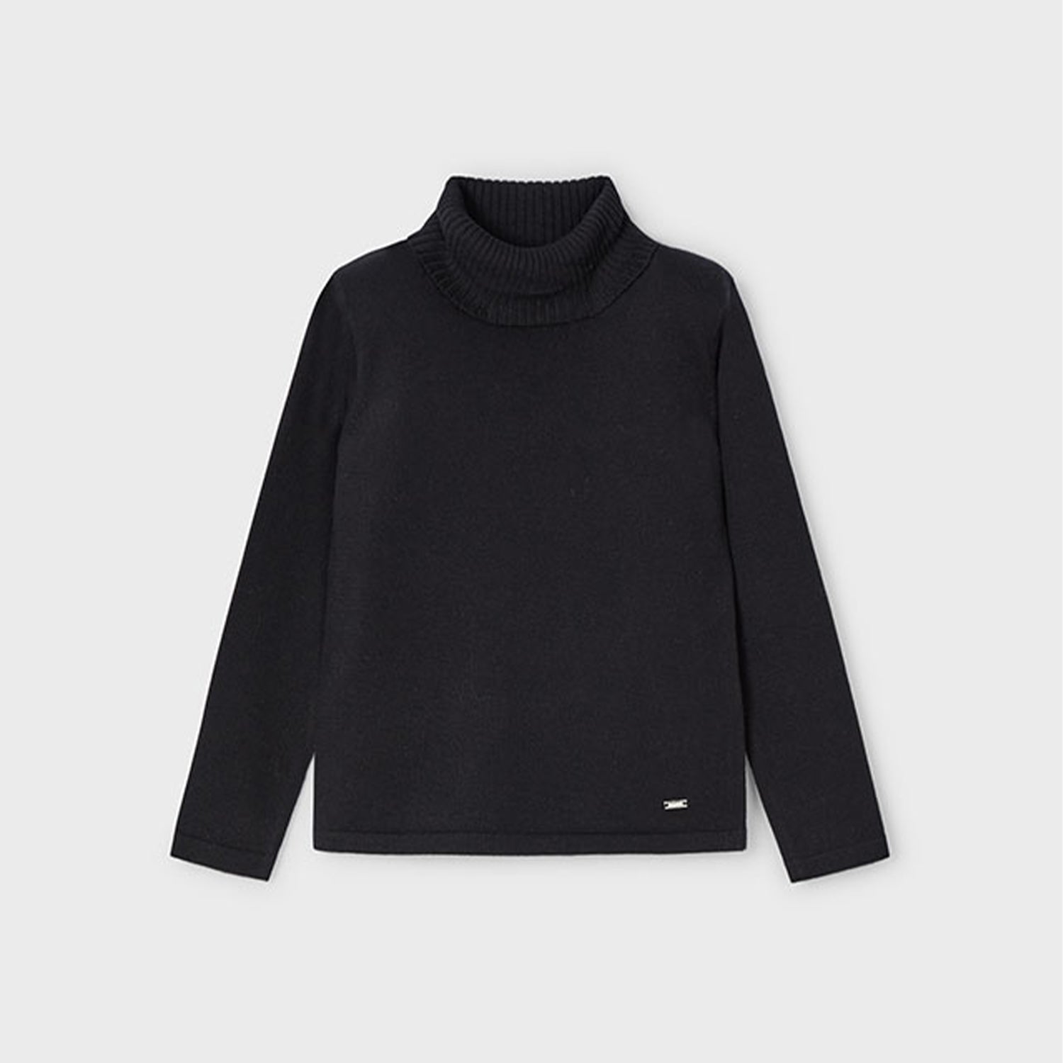 Black Roll Neck Jumper