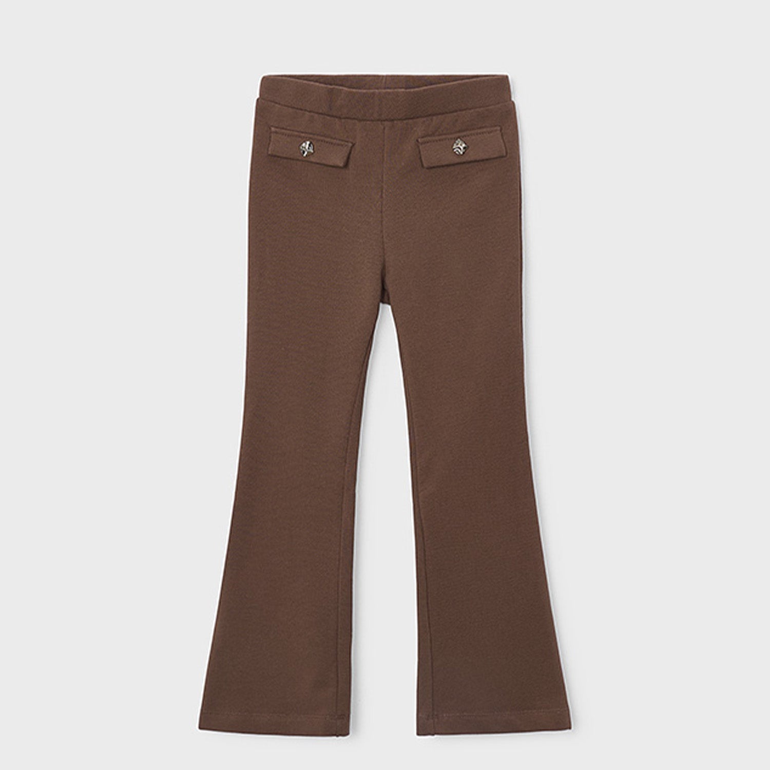 Coffee Fleece Flare Leggings
