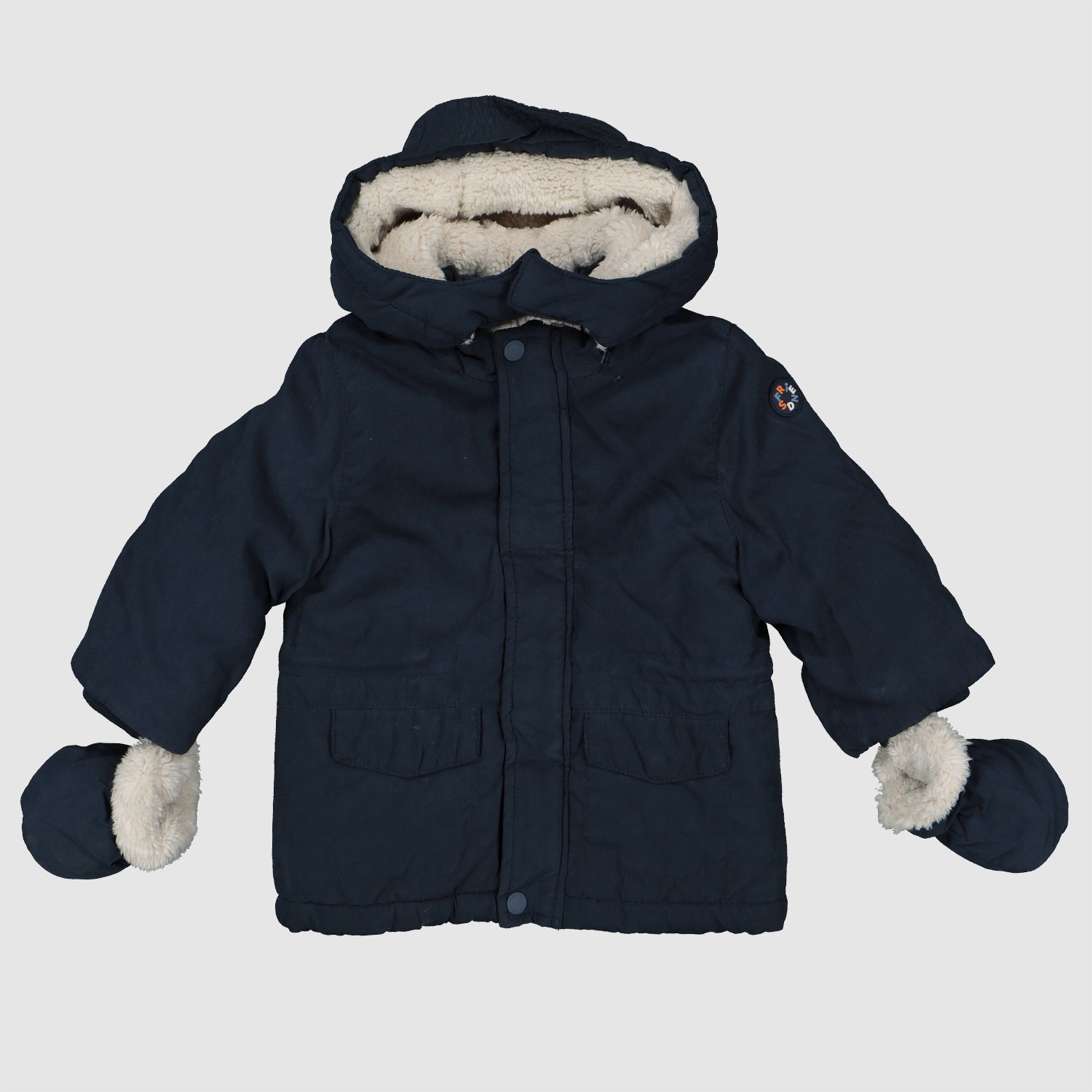 Navy Padded Parka