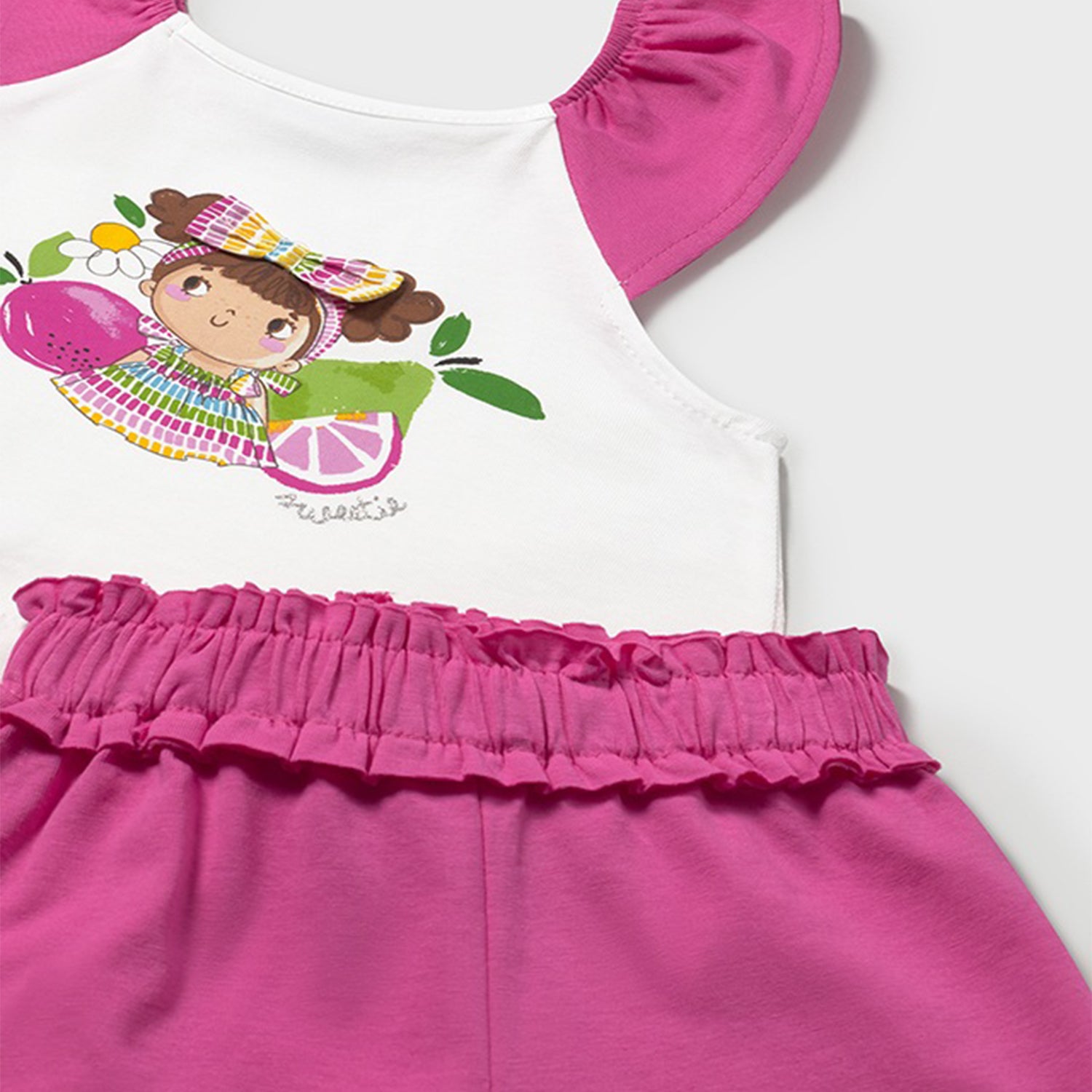 Fuchsia Pink Short Set