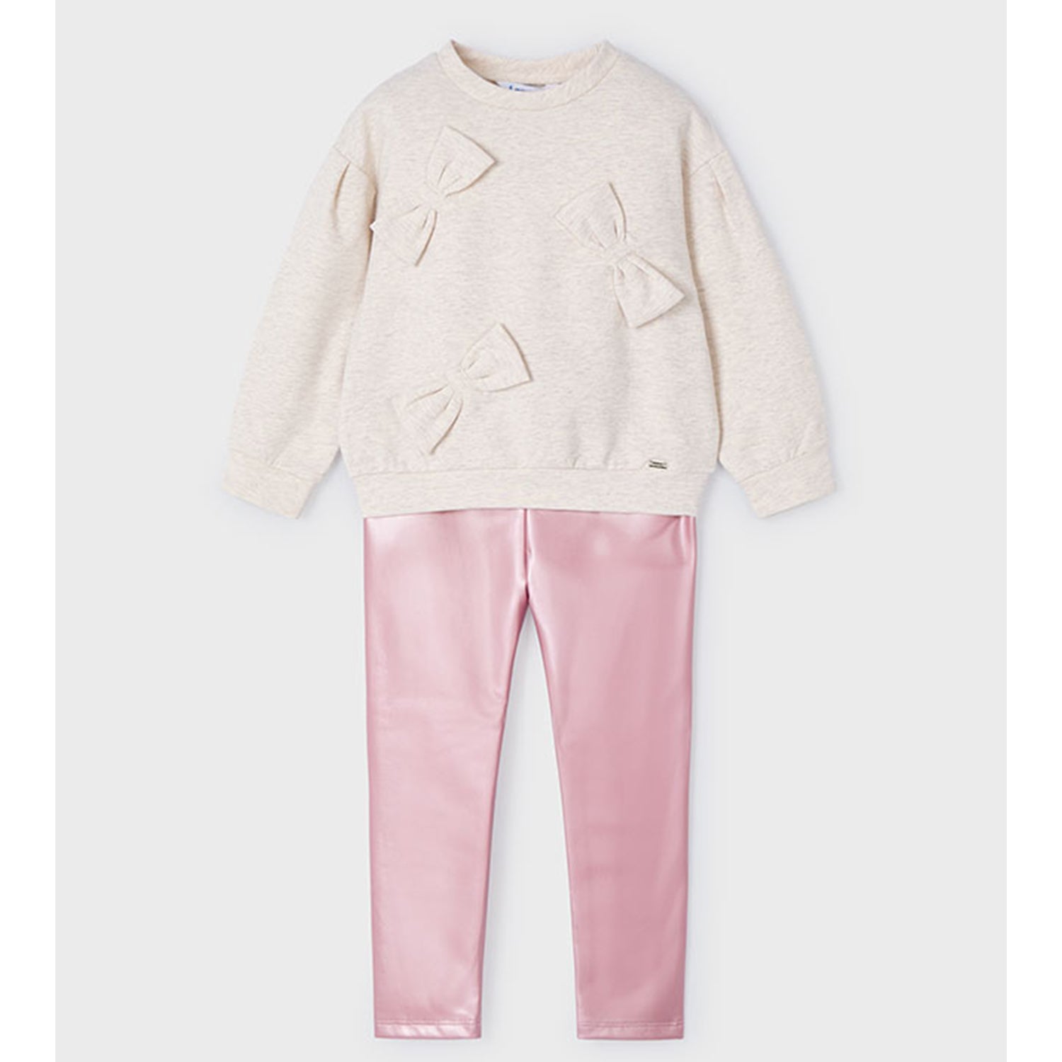 Stone & Pink Metallic Legging Set