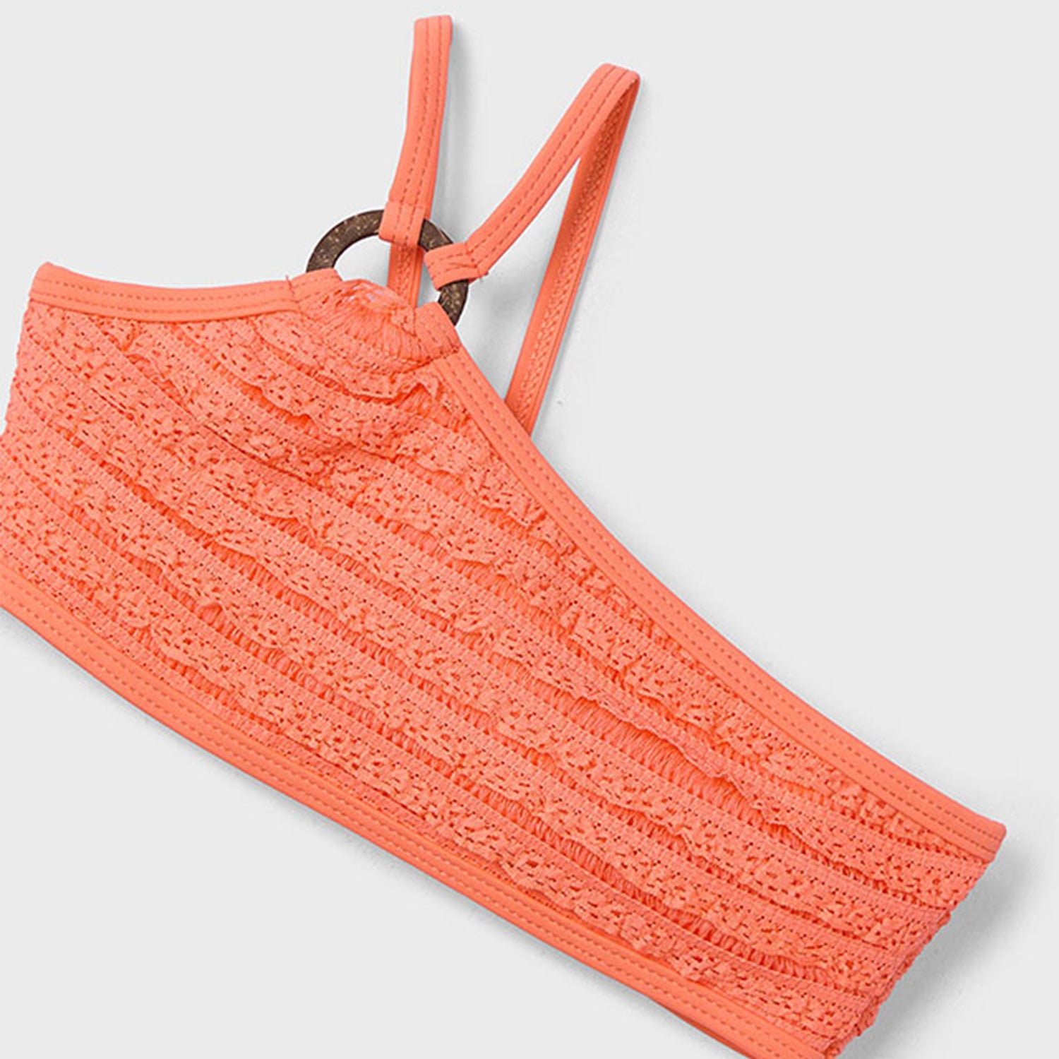 Tangerine Frill Bikini