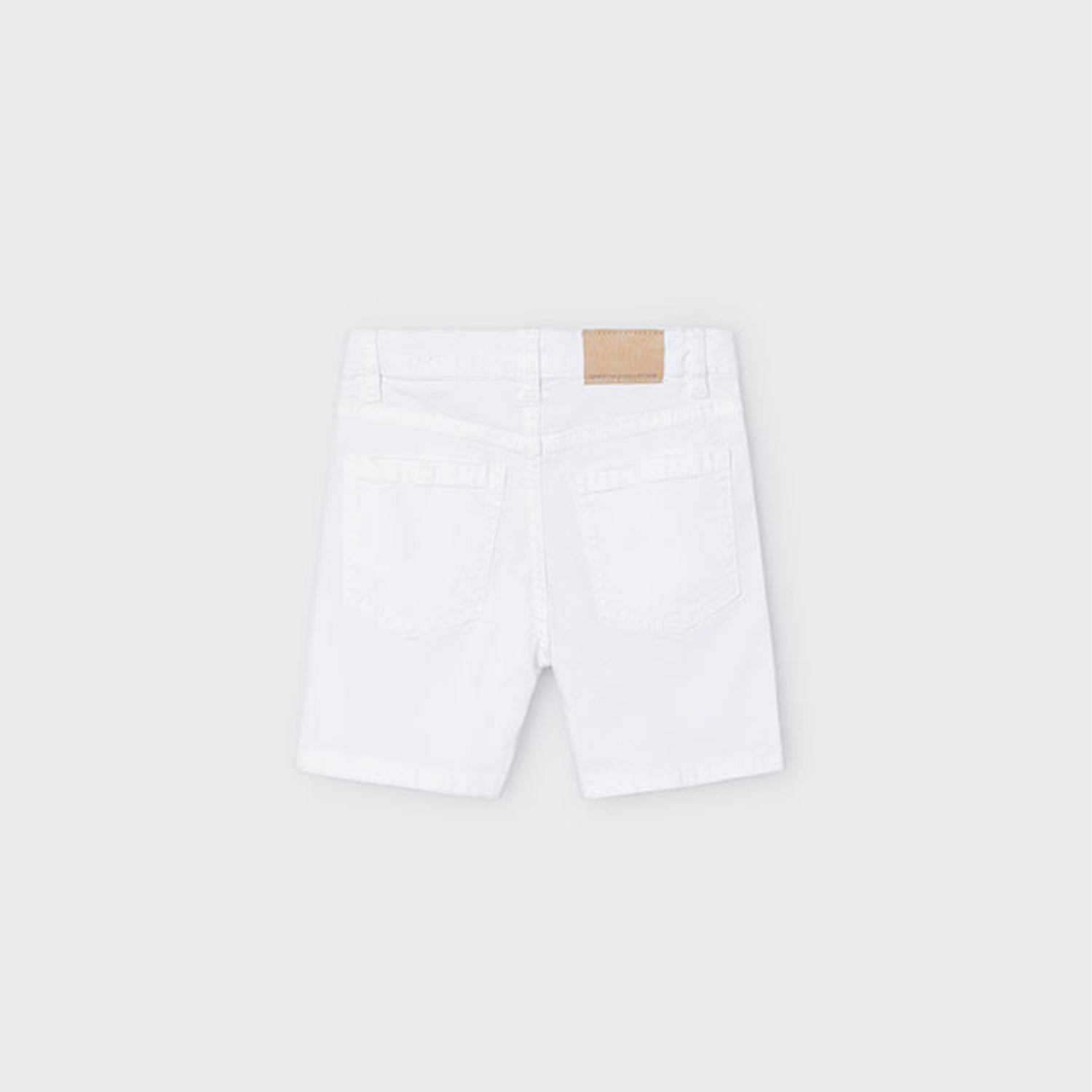 White Twill Shorts